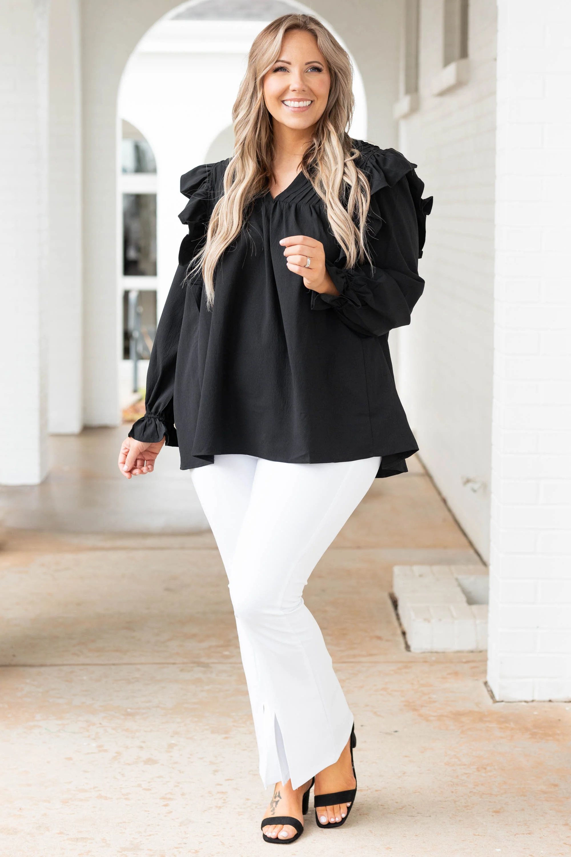 Don't Pass By Pants, White - Weilaico