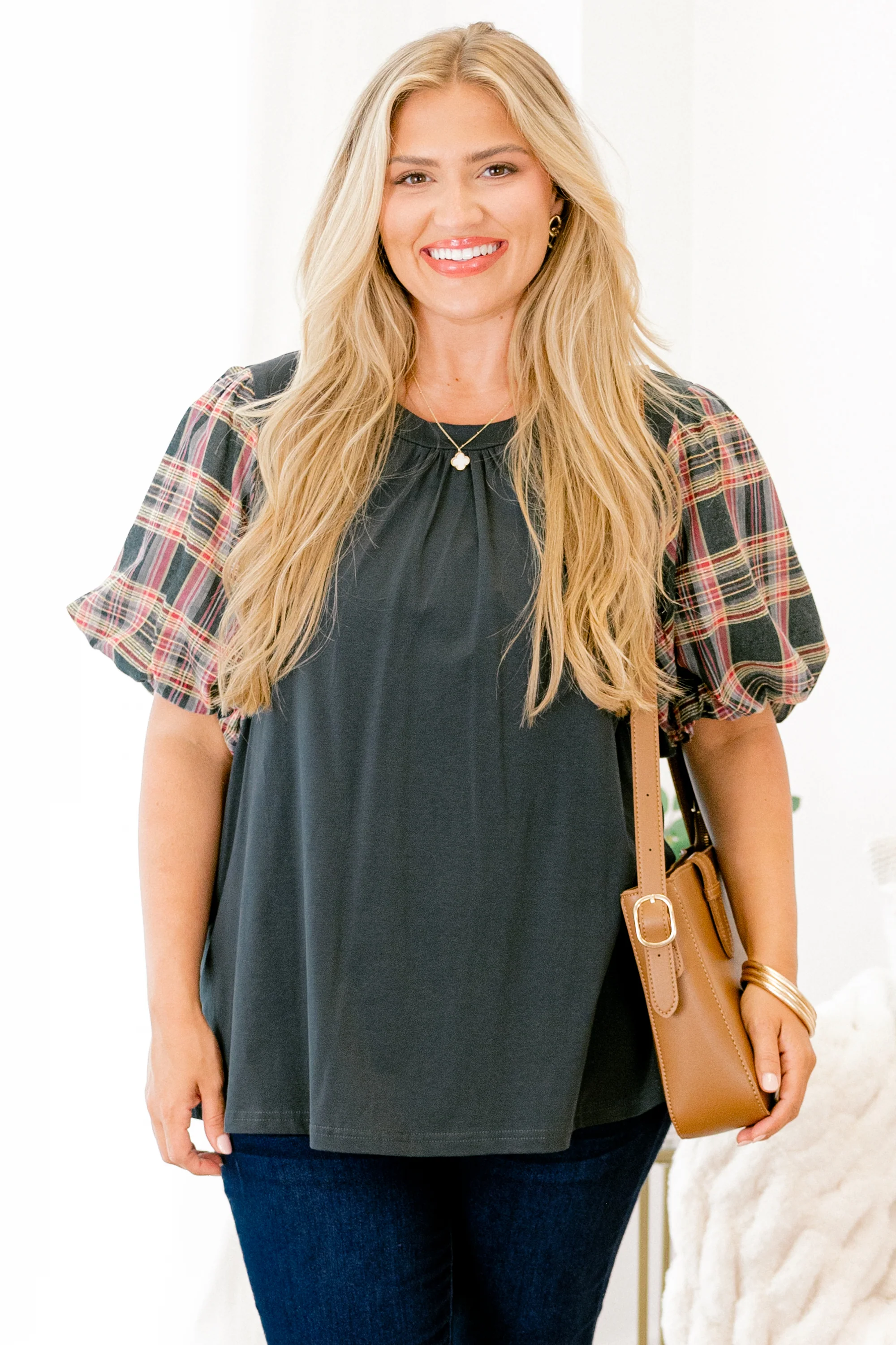 Joyful Days Top, Green - Weilaico