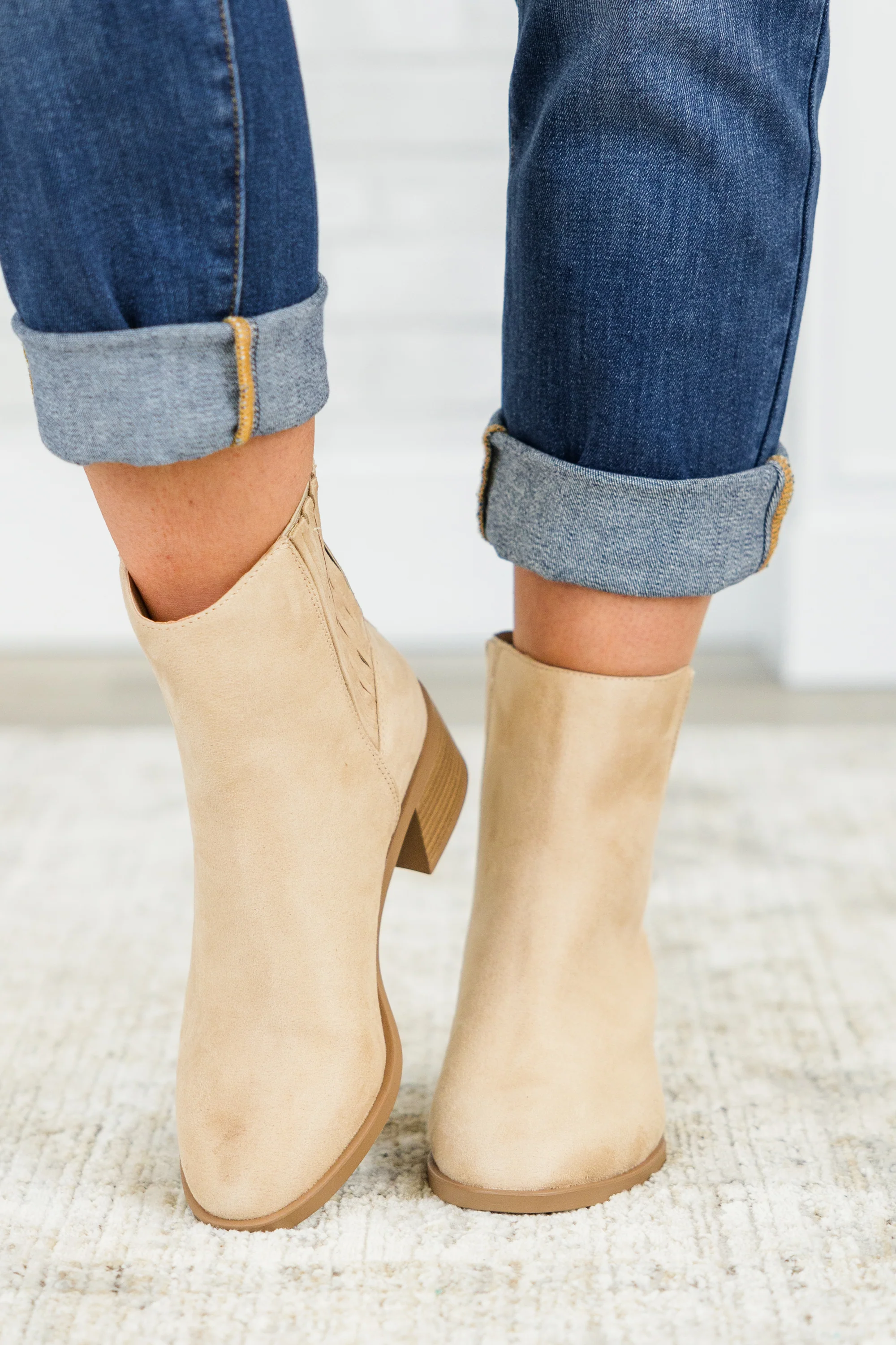 Jumping Ahead Booties, Camel - Weilaico