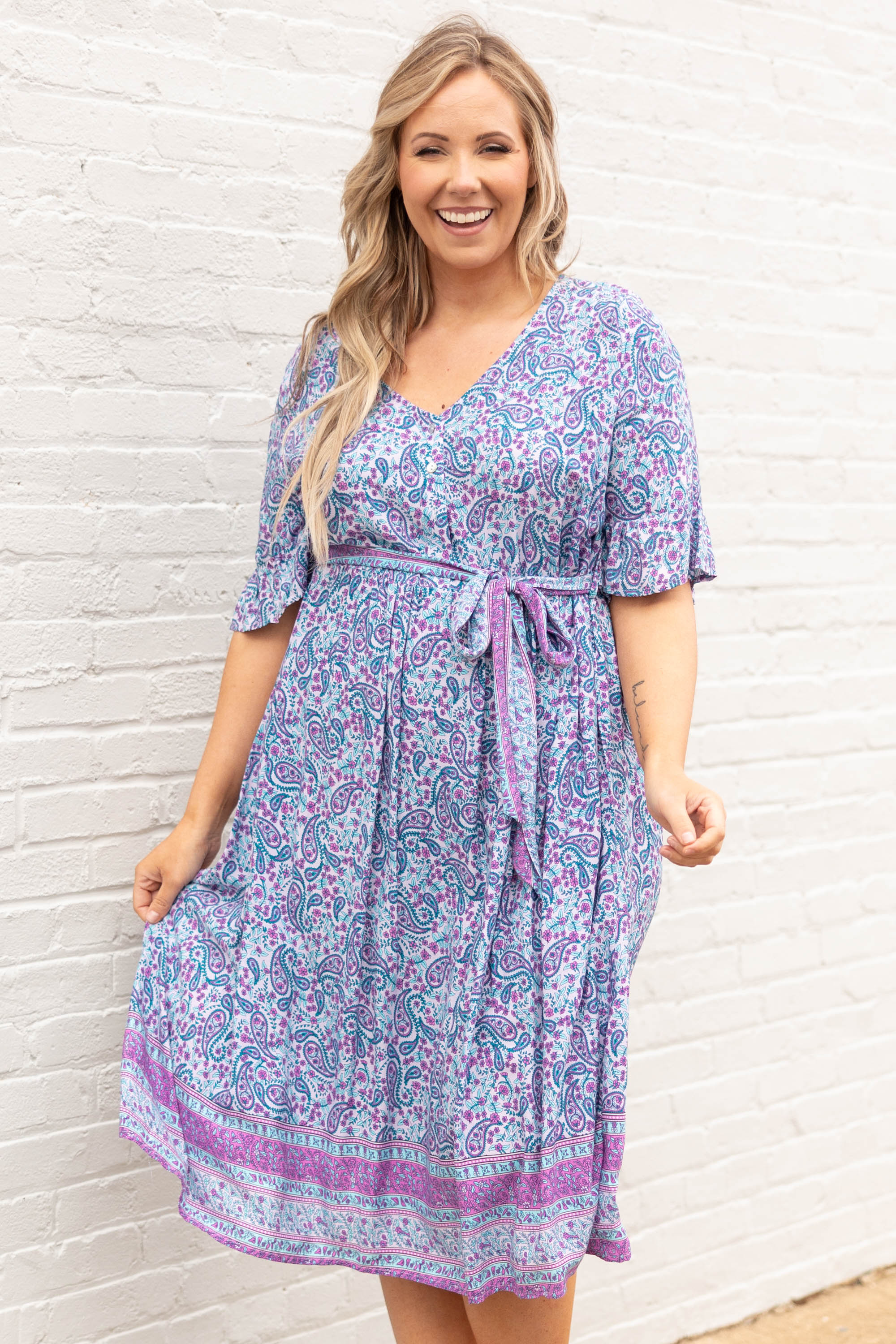 Angel Energy Dress, Blue - Weilaico