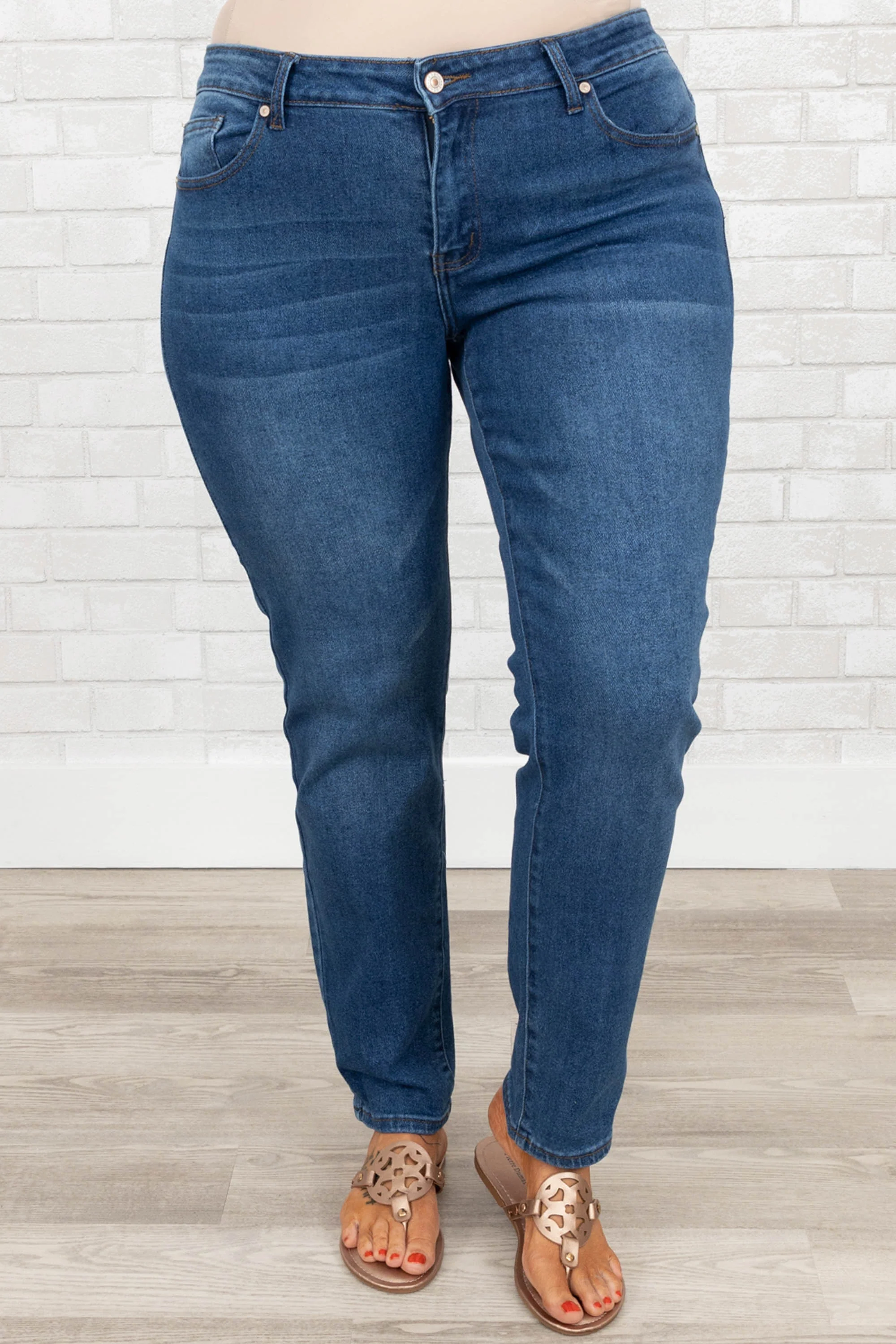 Love On Me Jeggings, Denim - Weilaico