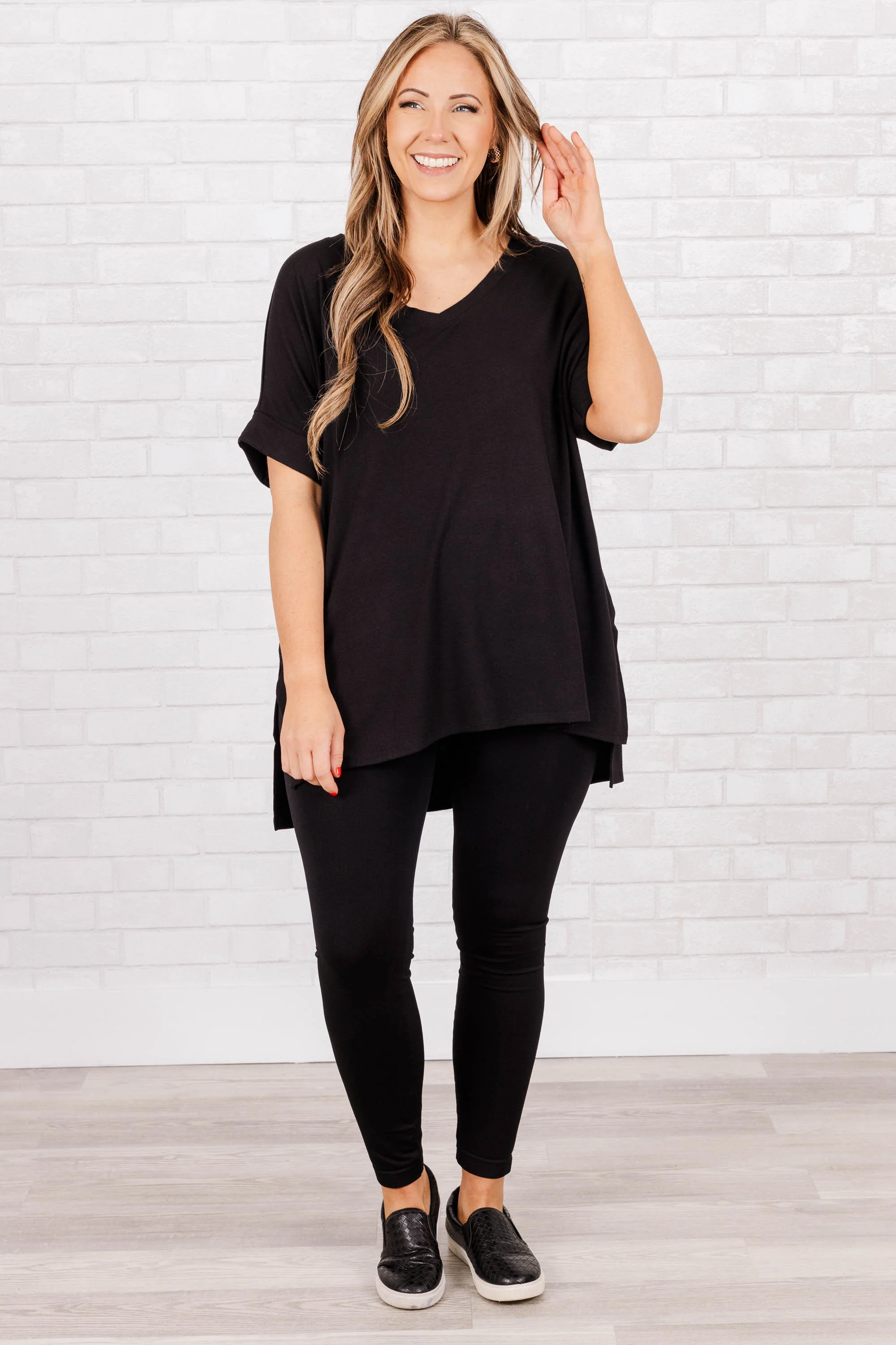 Comfy Travels Top, Black - Weilaico