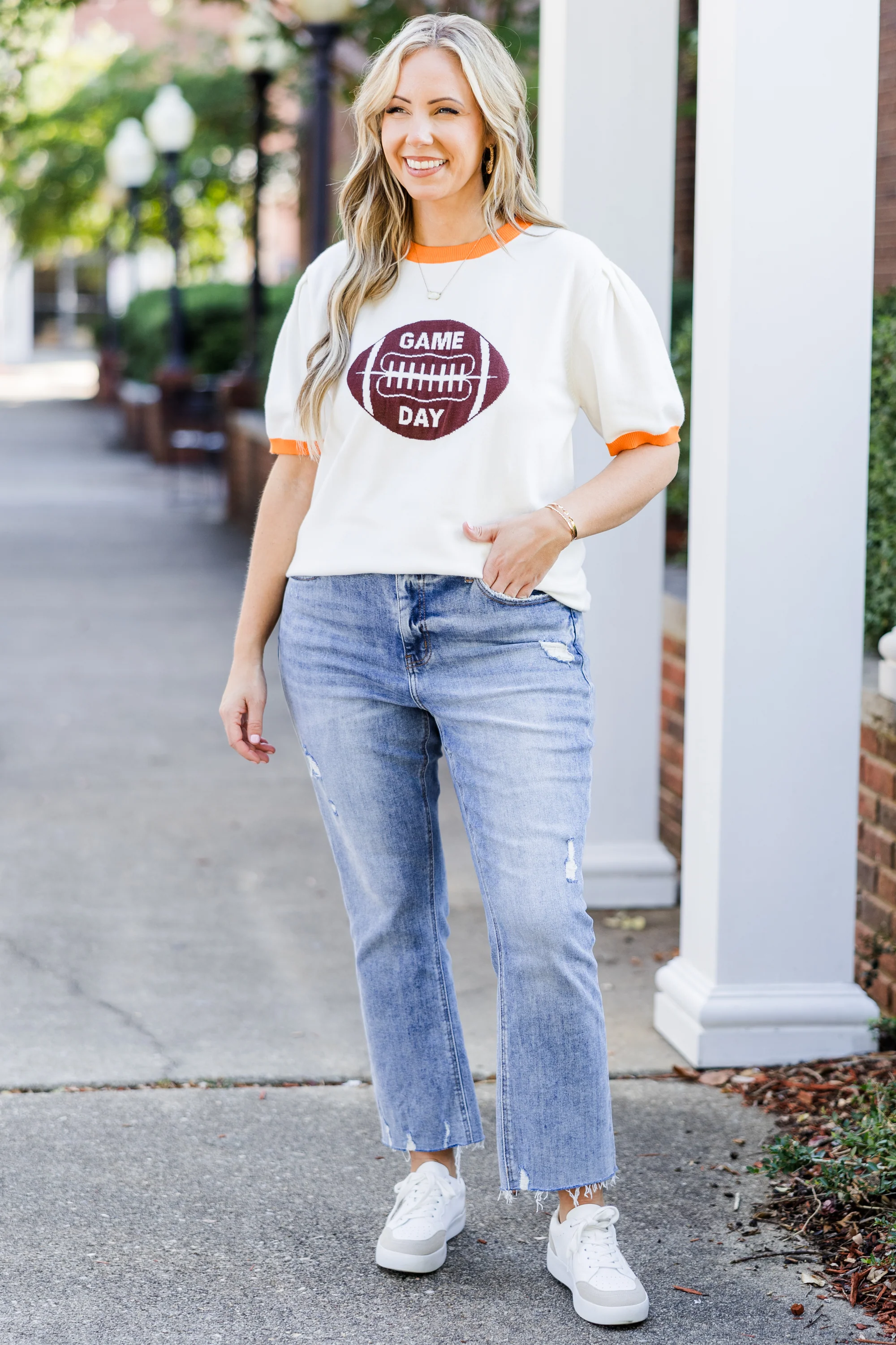 I Wear It With Pride Top, Orange - Weilaico