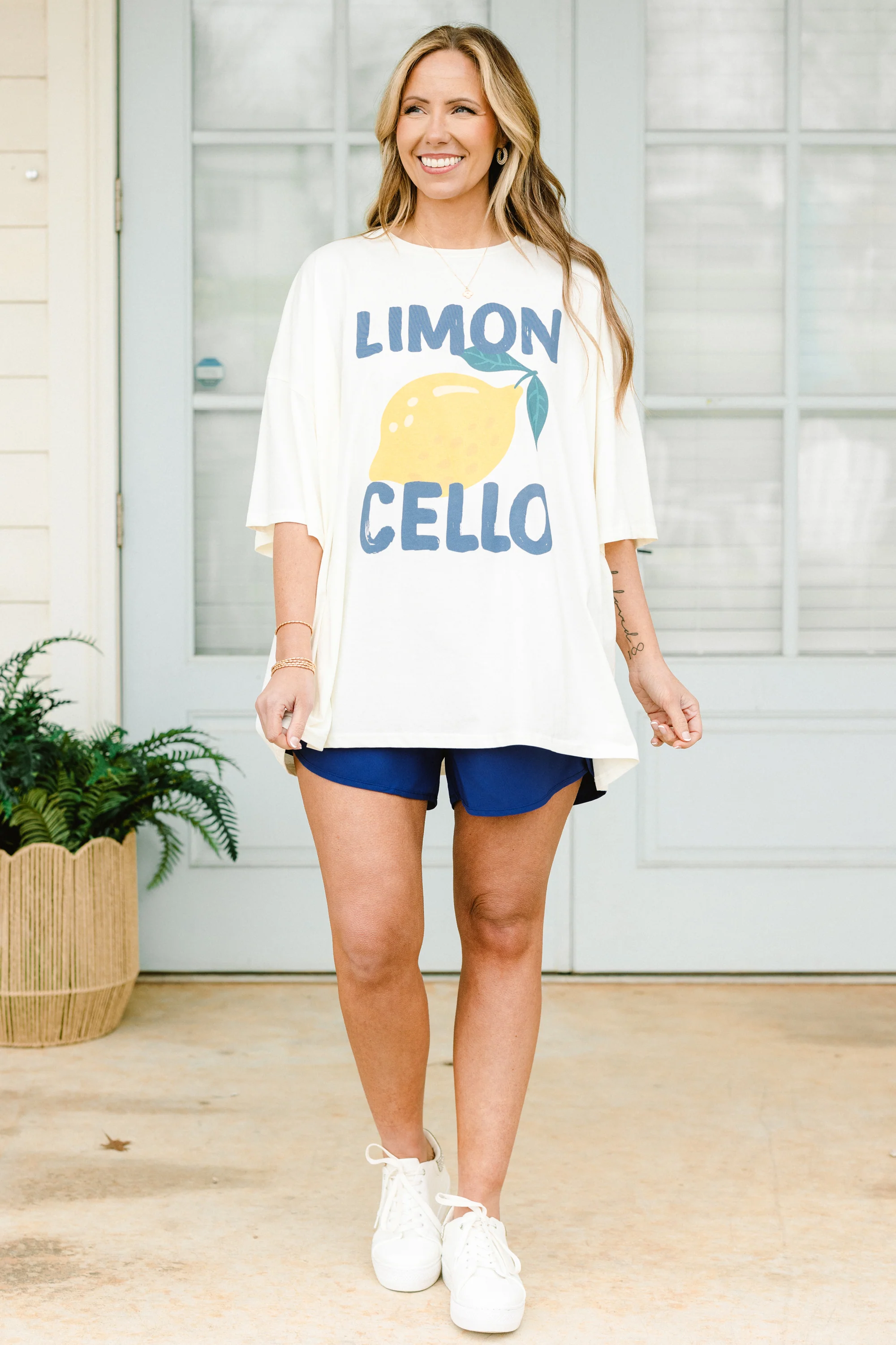 Sporty Chic Shorts, Light Navy - Weilaico