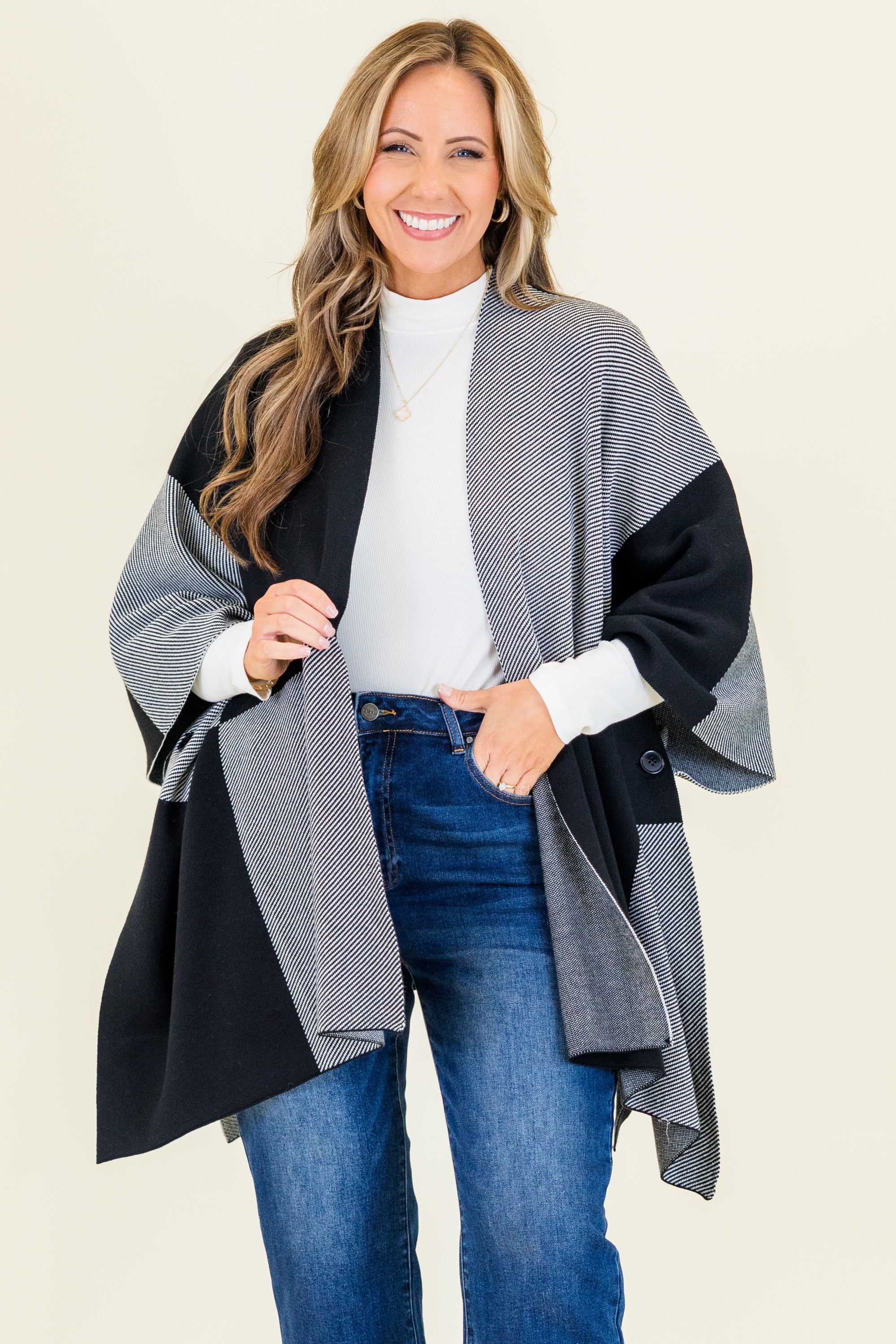 Moonlit Mirage Duster, Black - Weilaico