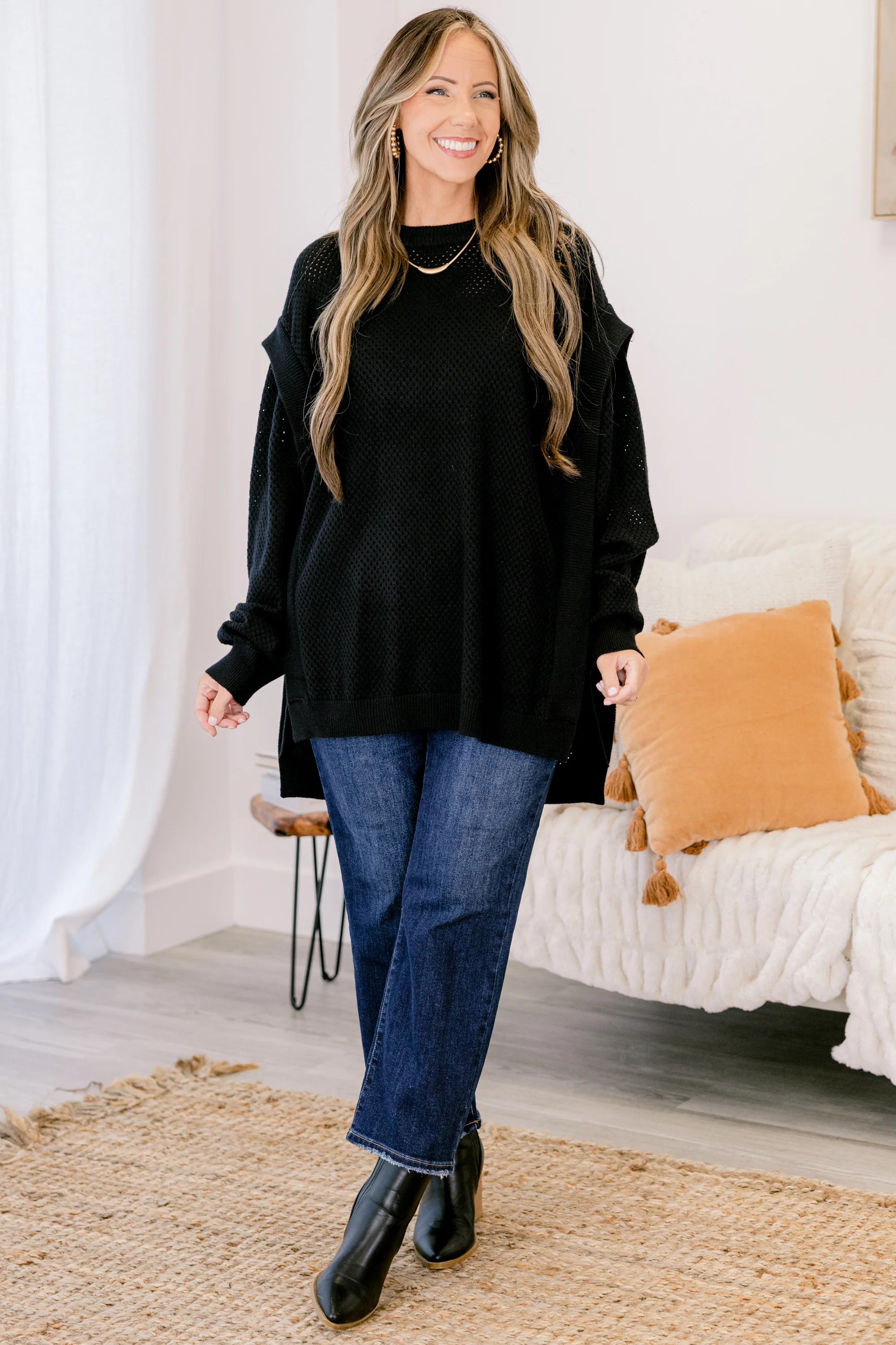 Allstar Sweater, Black - Weilaico