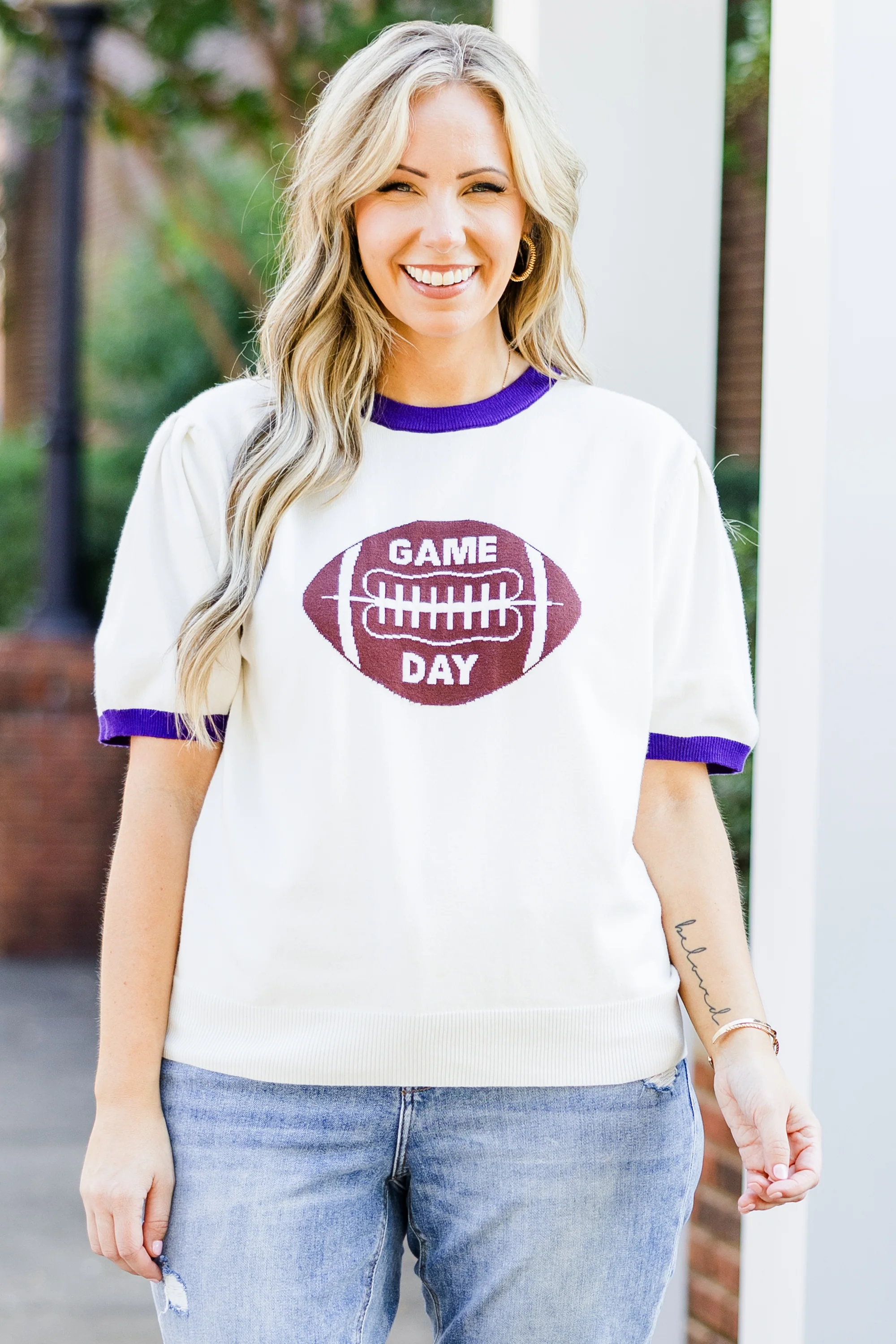 I Wear It With Pride Top, Purple - Weilaico