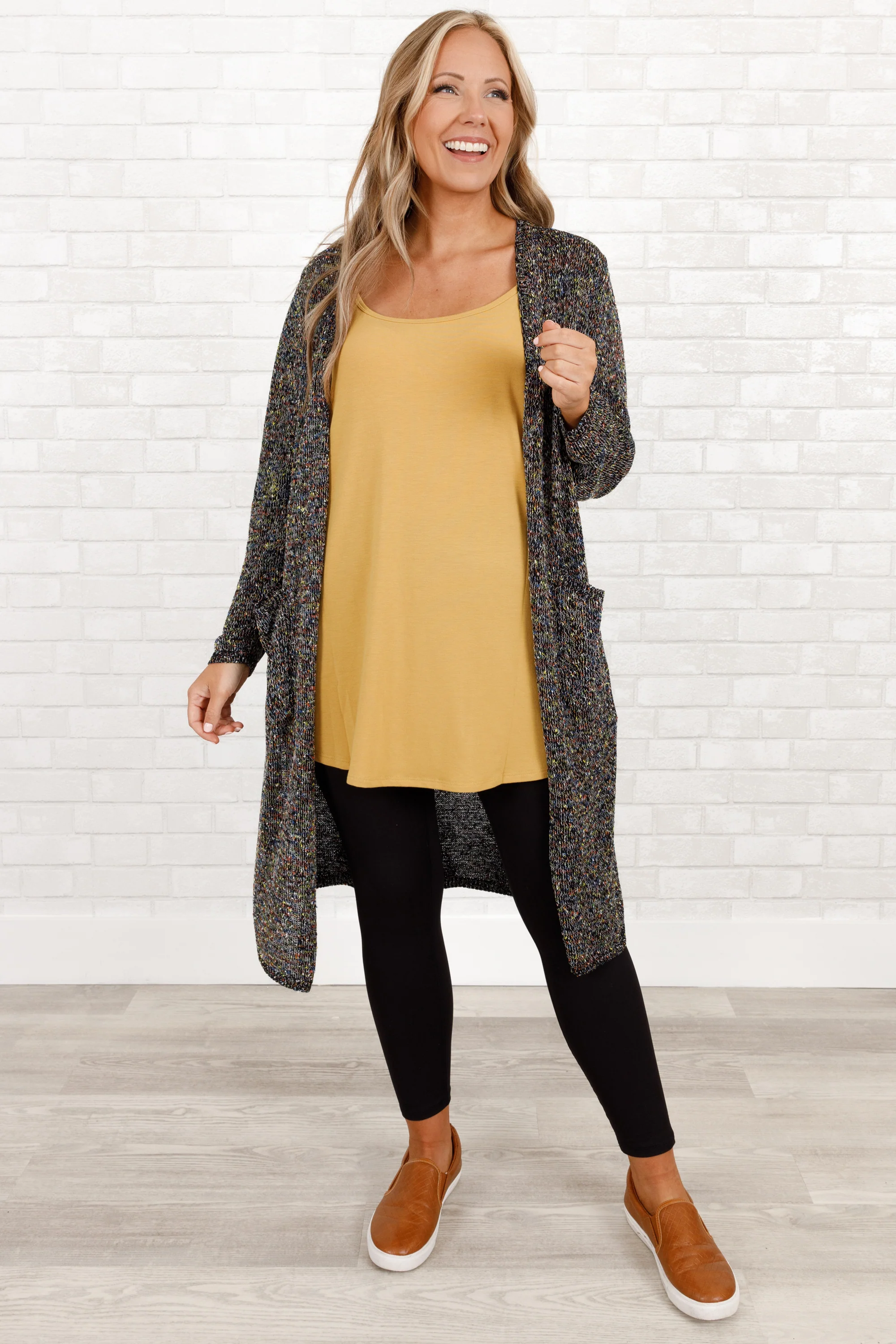 Clean Cut Leggings, Black - Weilaico