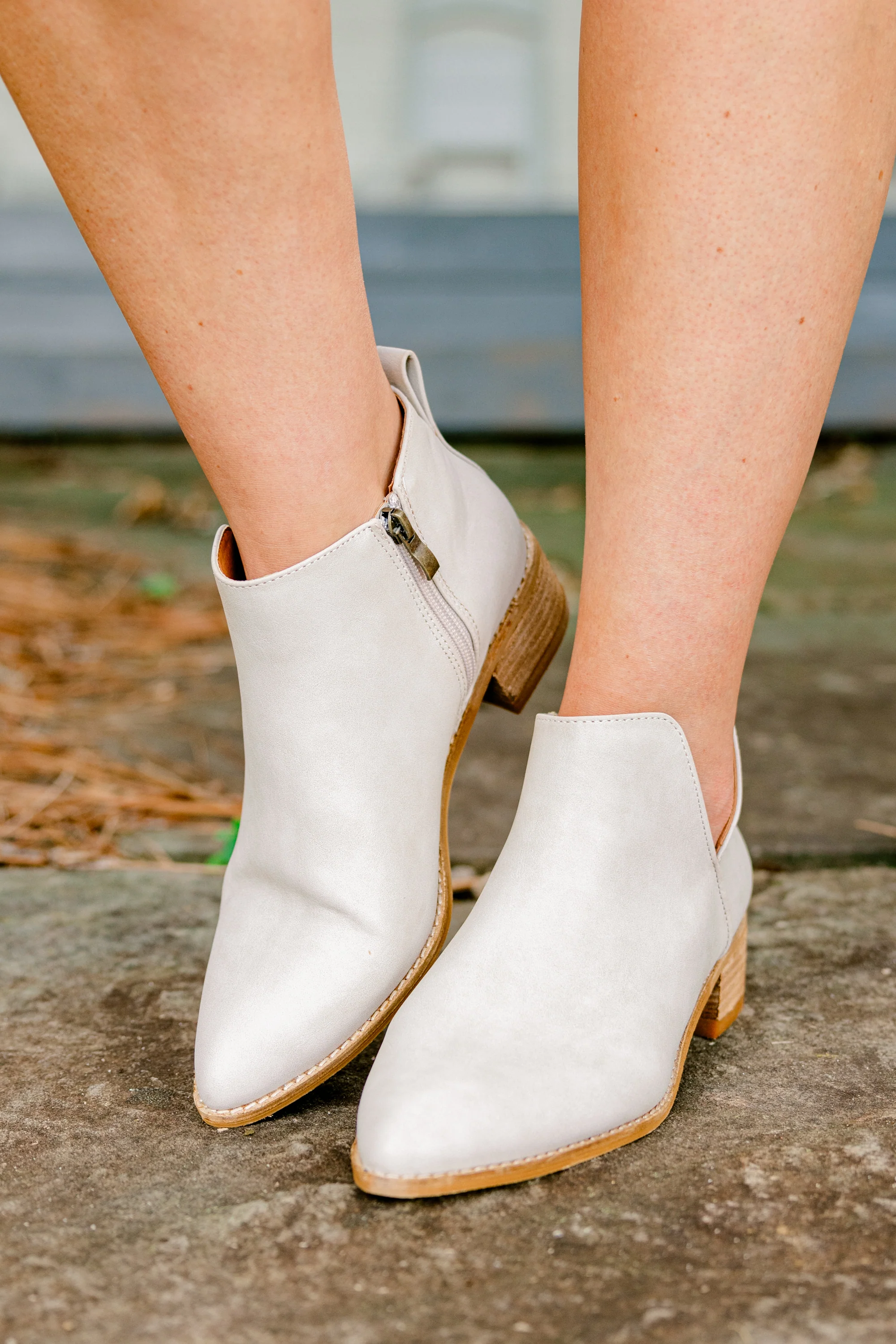 No More Worries Booties, Sand - Weilaico