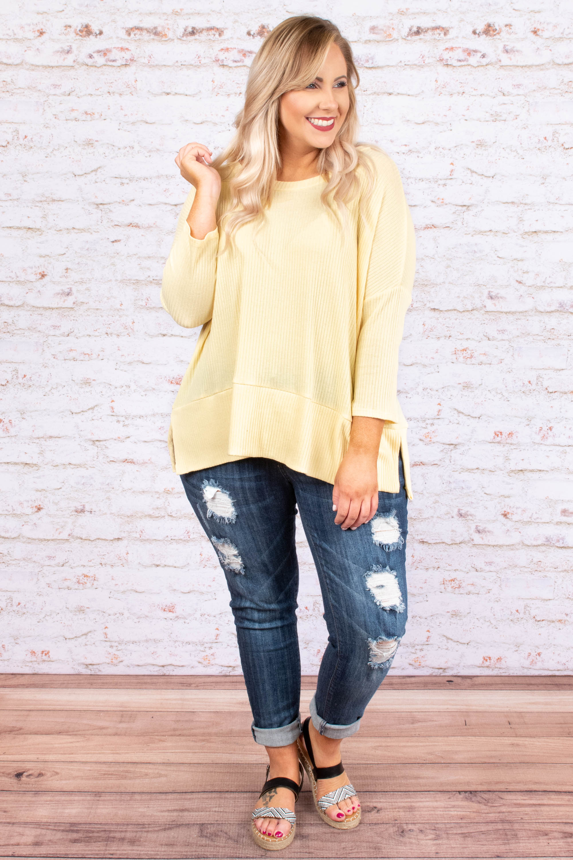 Don't Know How To Act Jeans, Blue - Weilaico