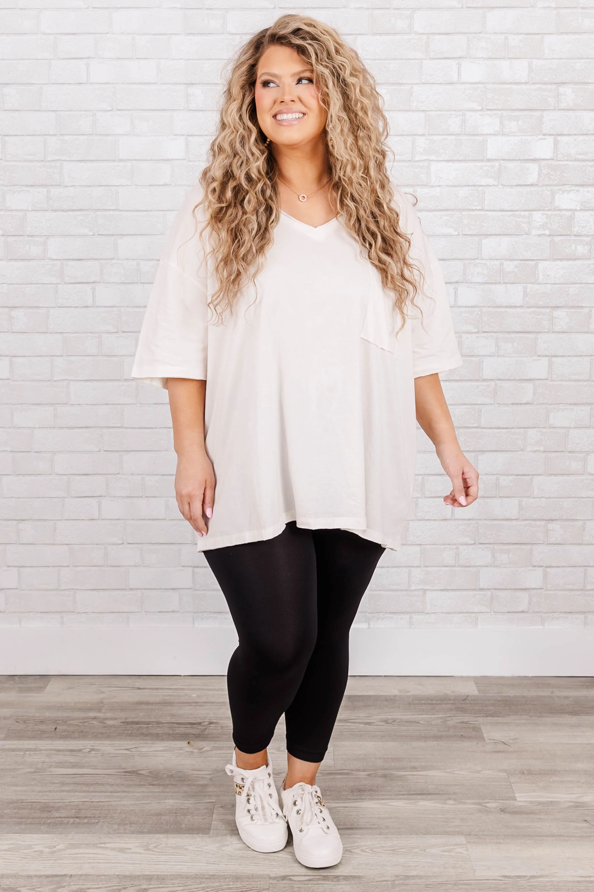 Dancing In The Mirror Top, Ivory - Weilaico