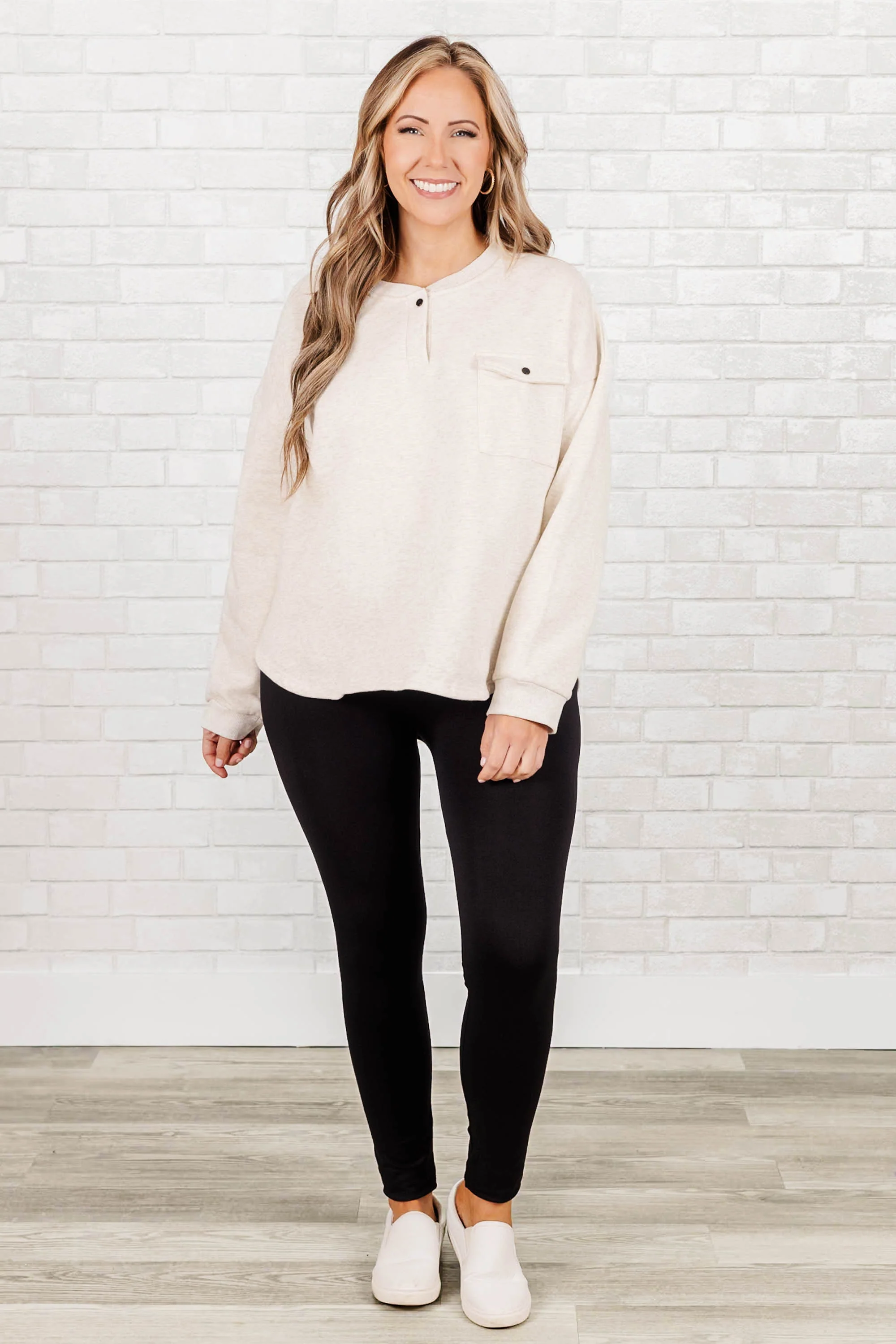 Wandered Off Sweater, Oatmeal - Weilaico