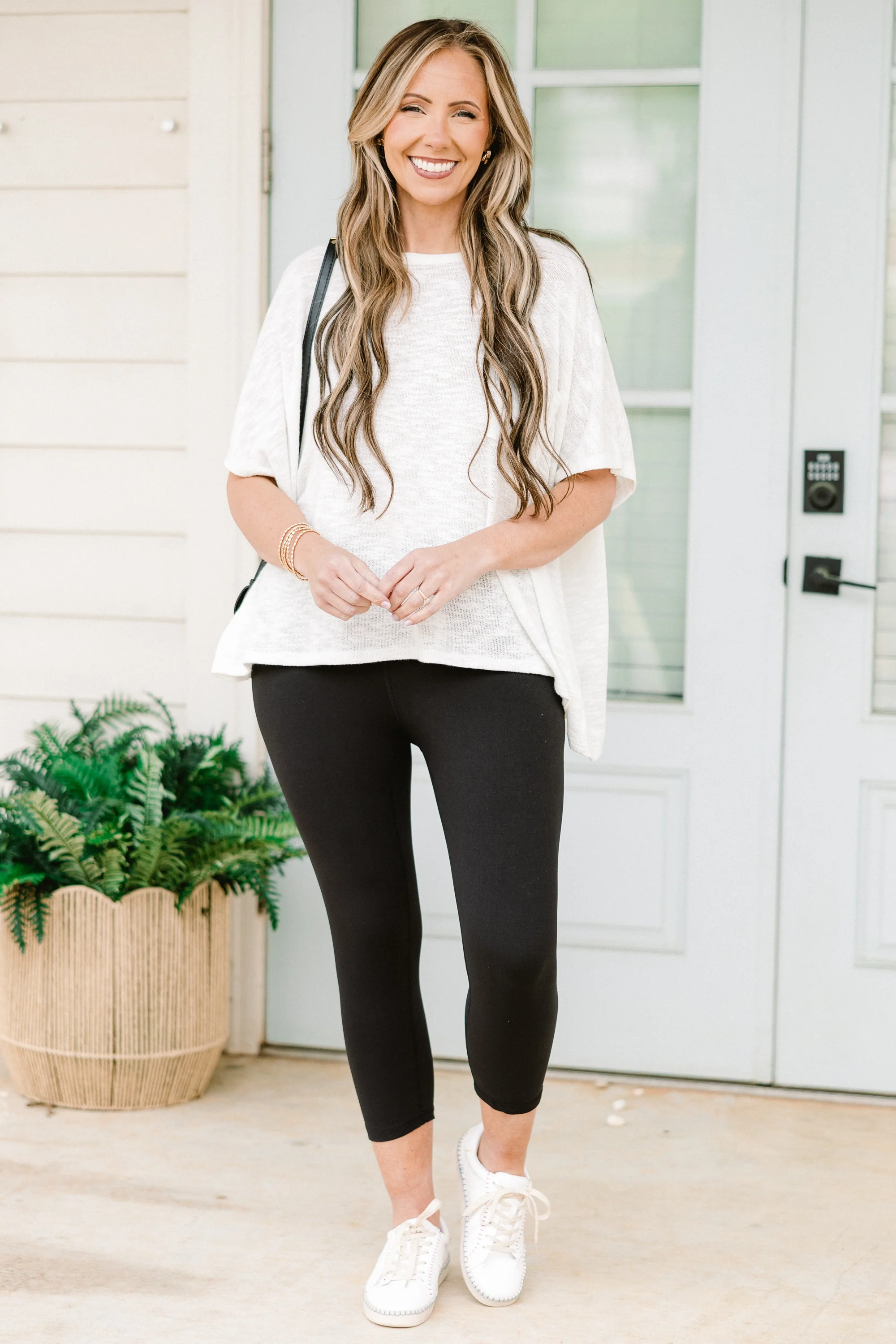 Life Has Changed Leggings, Black - Weilaico