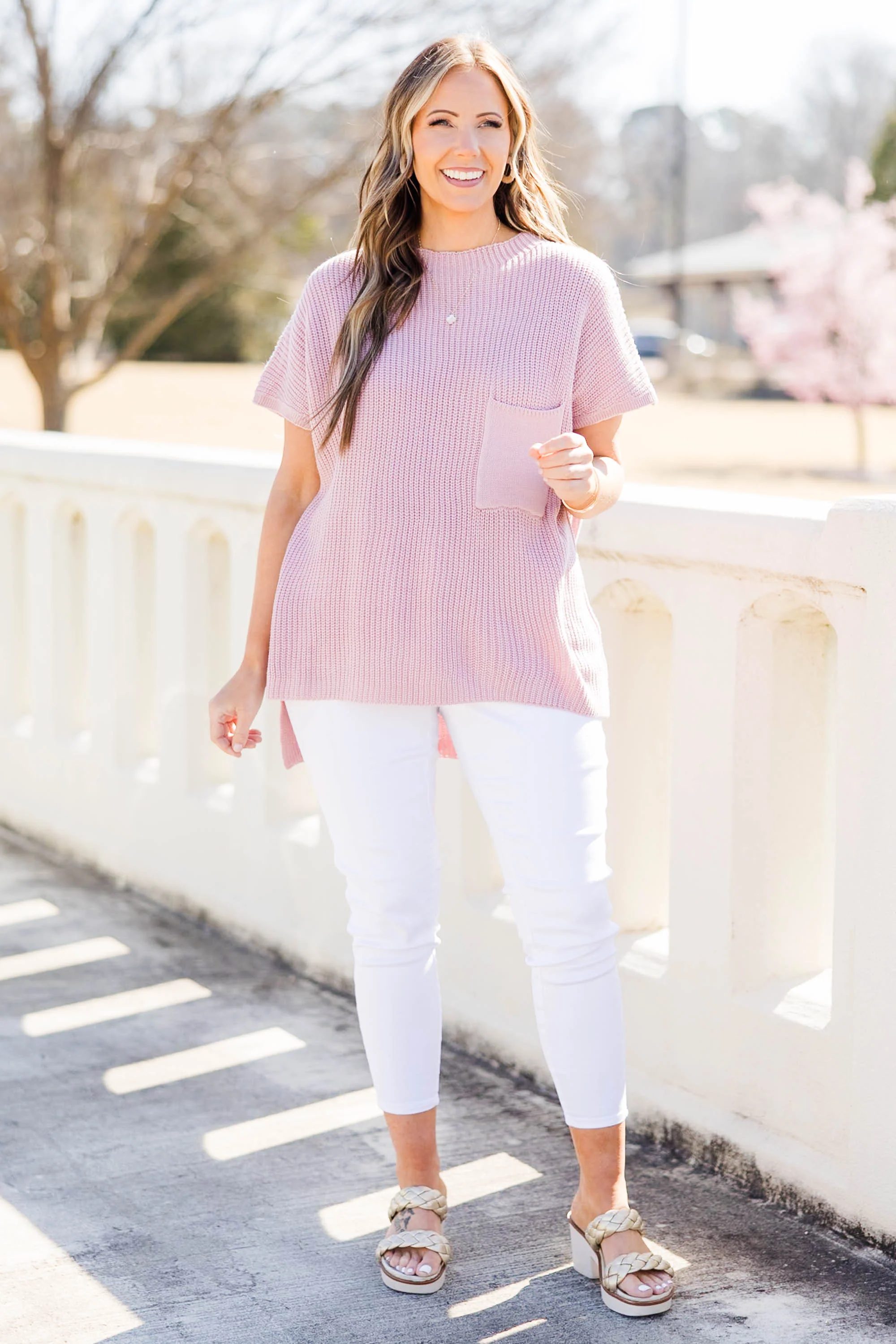 Imagine My World Sweater, Pink - Weilaico