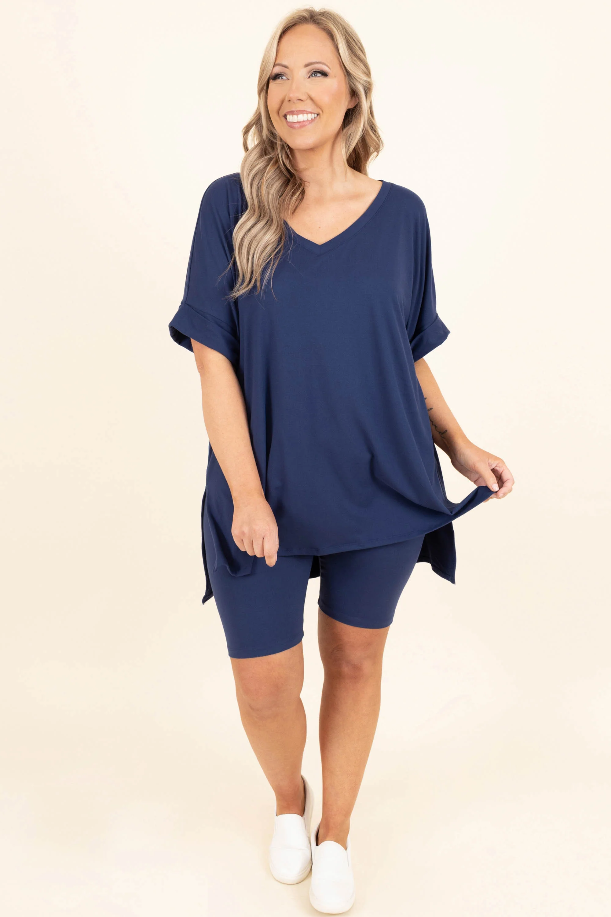Bare Necessities Set, Light Navy - Weilaico