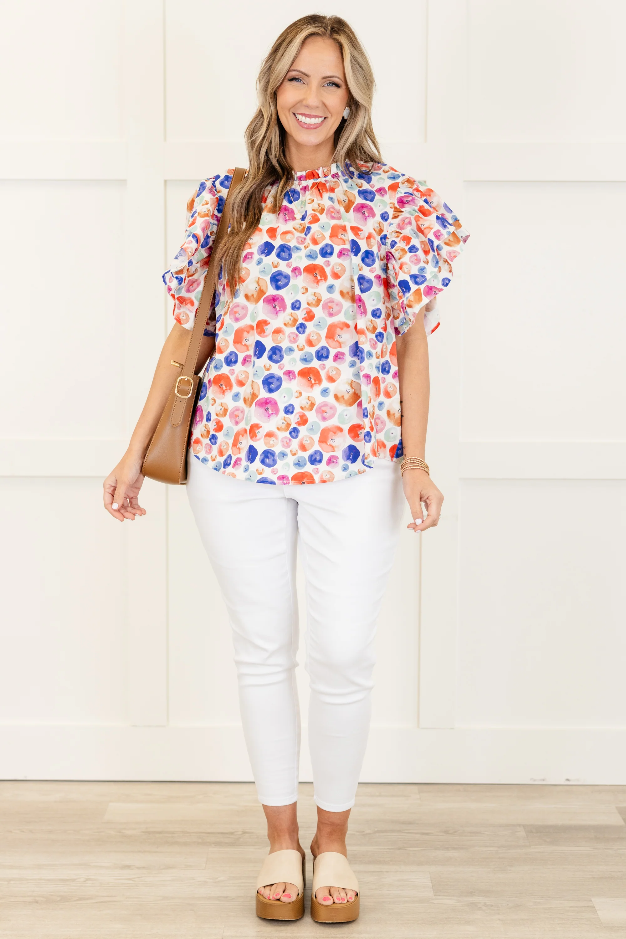 Dotting My I's Top, Multi - Weilaico