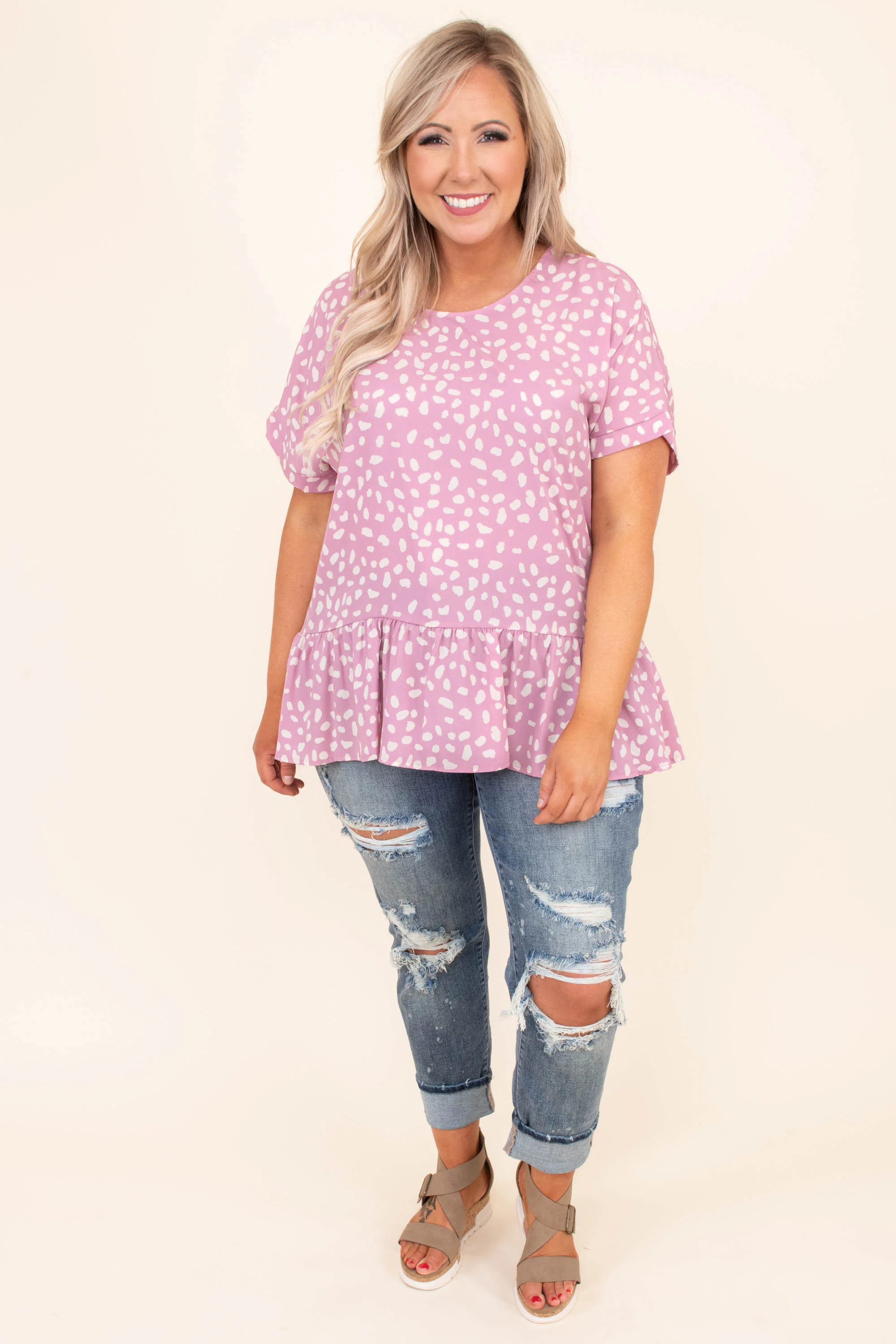 Yes To Distress Jeans, Dark Wash - Weilaico