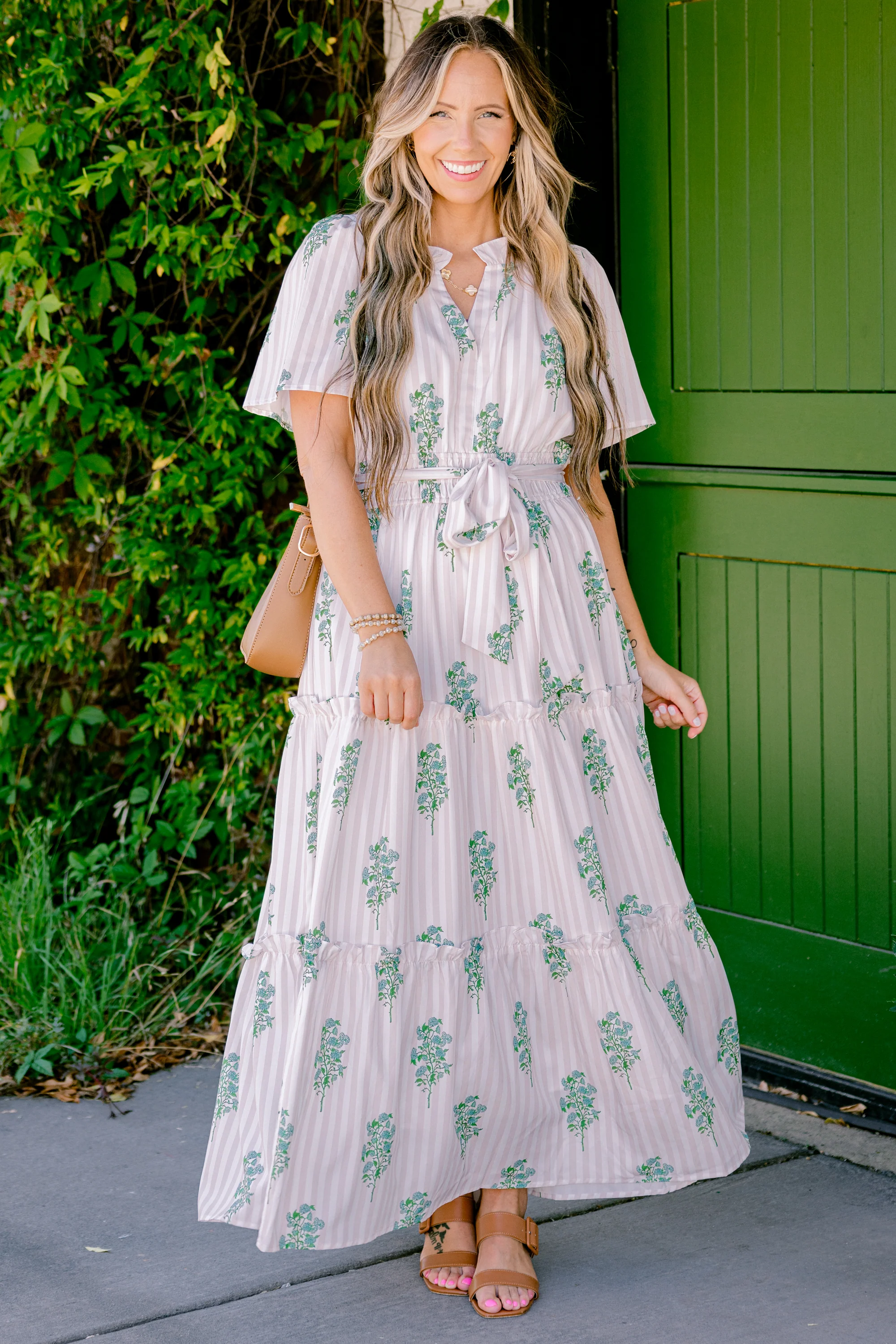 Sweet Thoughts Dress, Beige - Weilaico