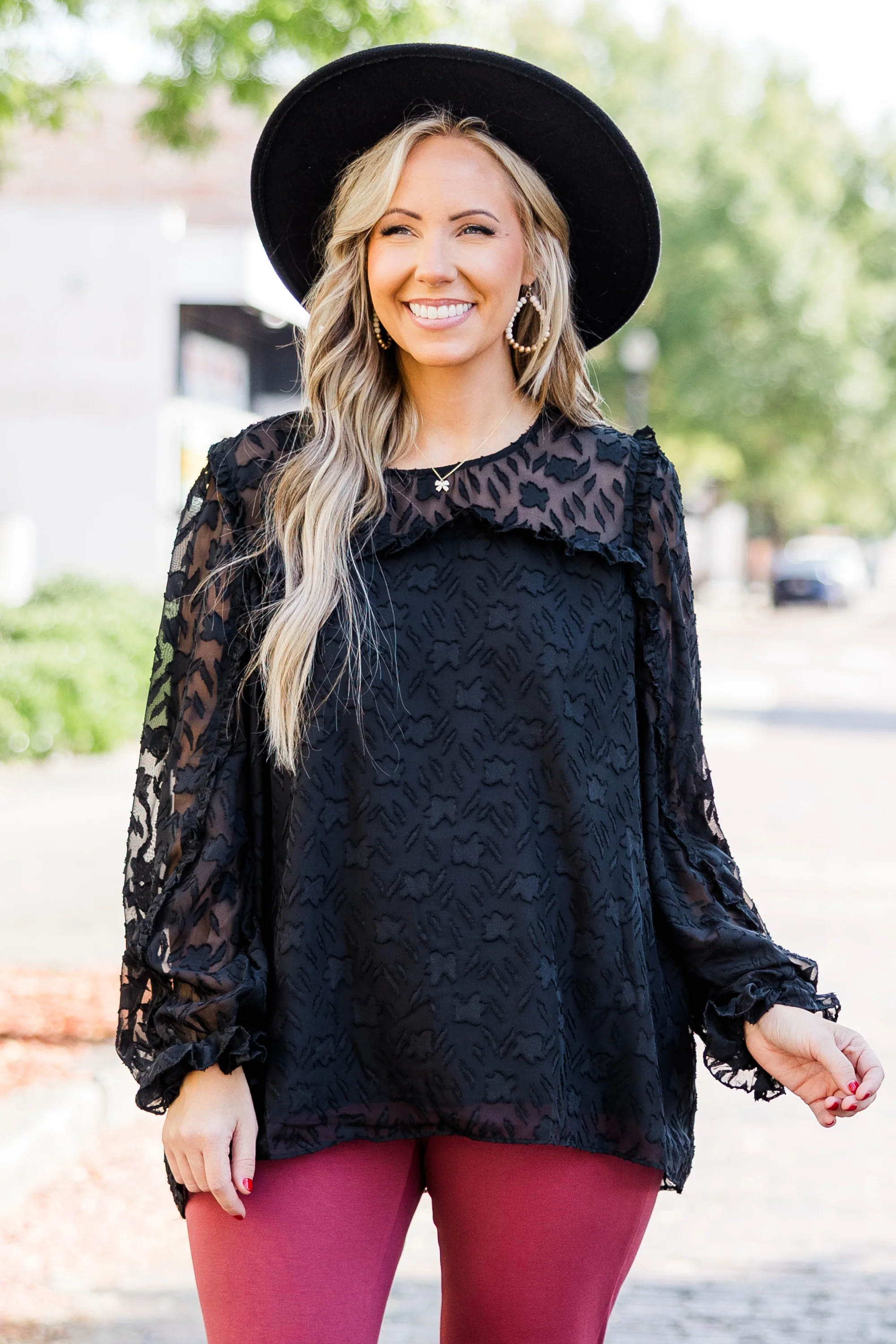 Check Yourself Top, Black - Weilaico