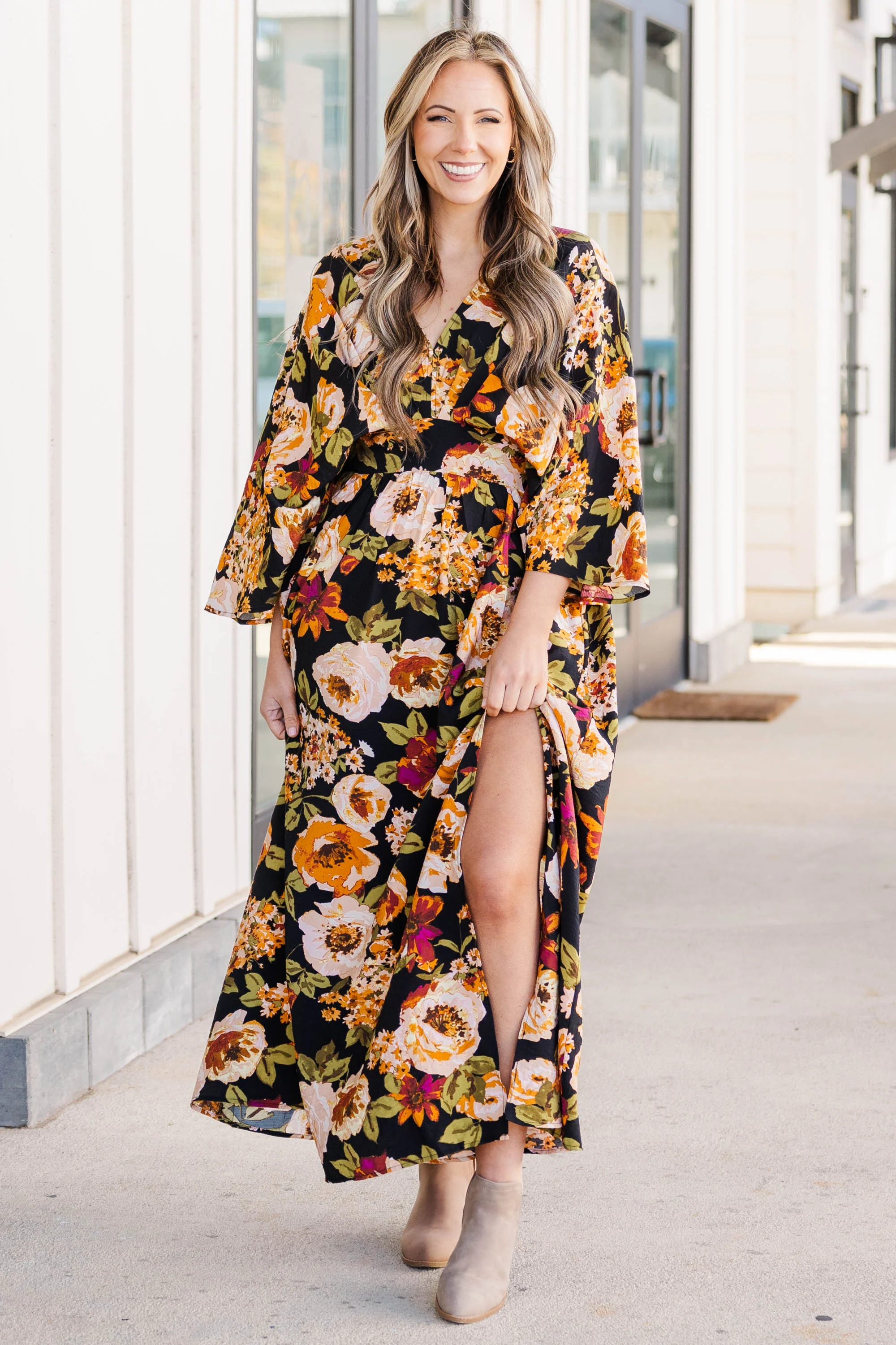 Care About You Dress, Black - Weilaico