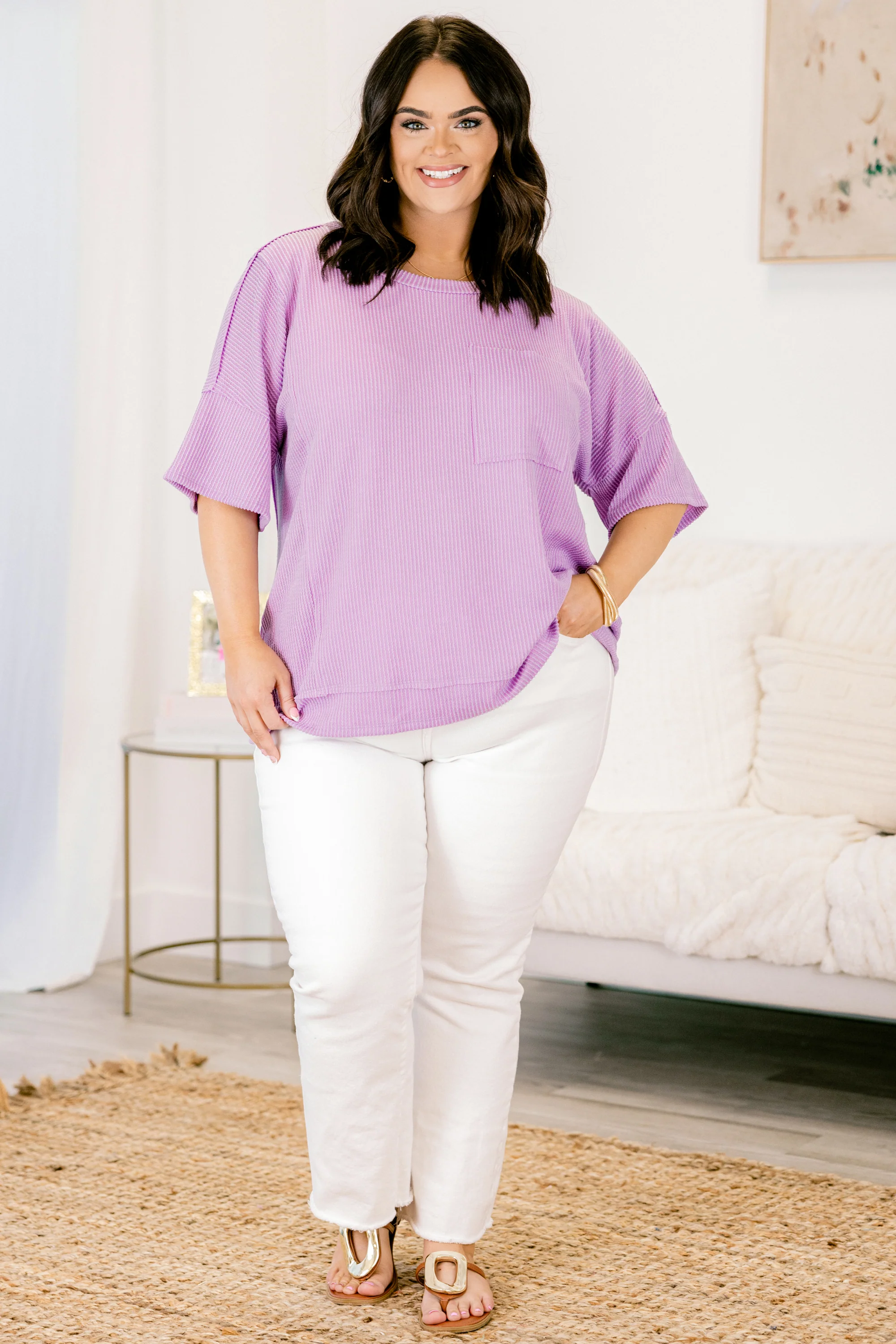 Around Love Top, Lilac - Weilaico