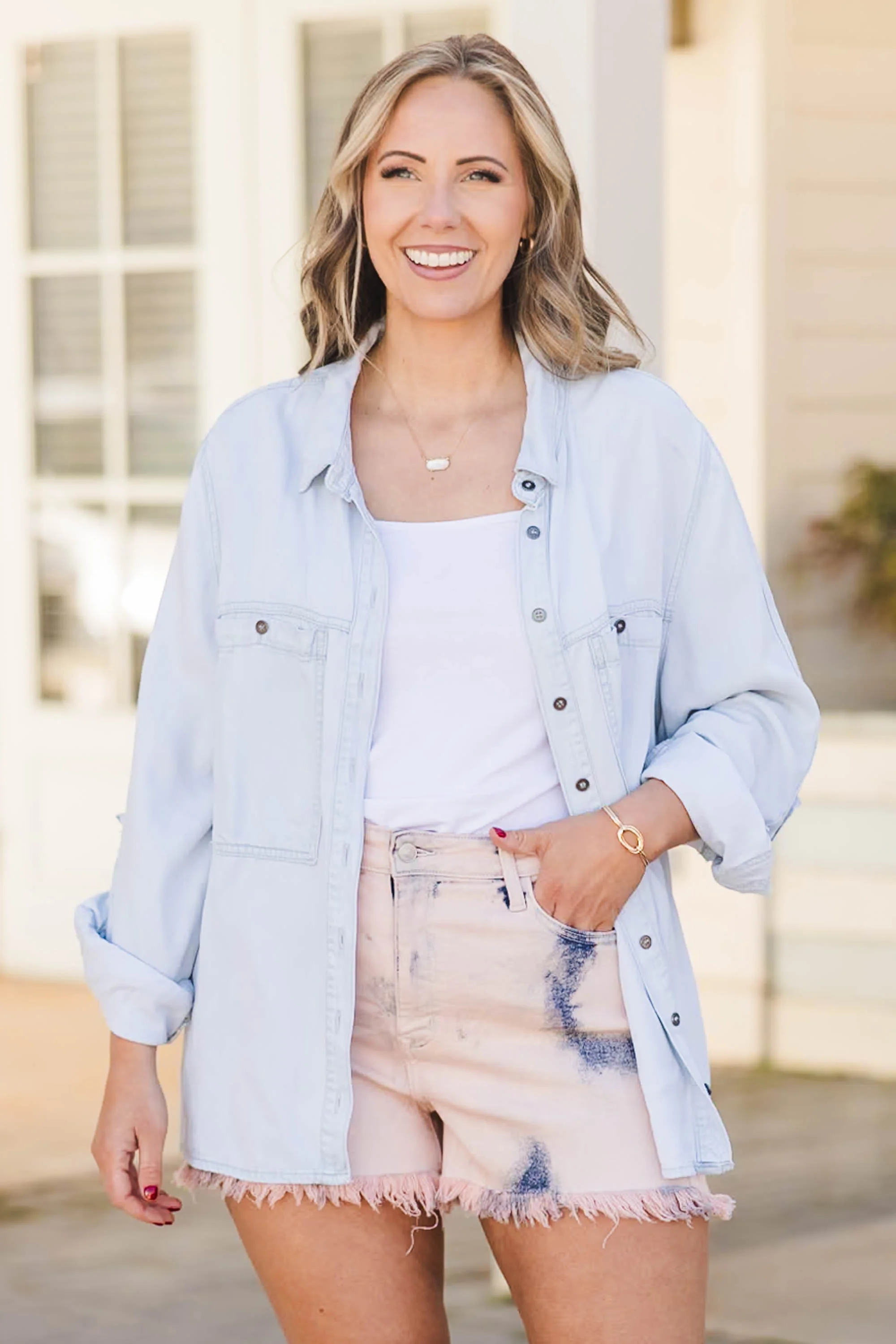 Gotta Get Home Shorts, Acid Wash - Weilaico