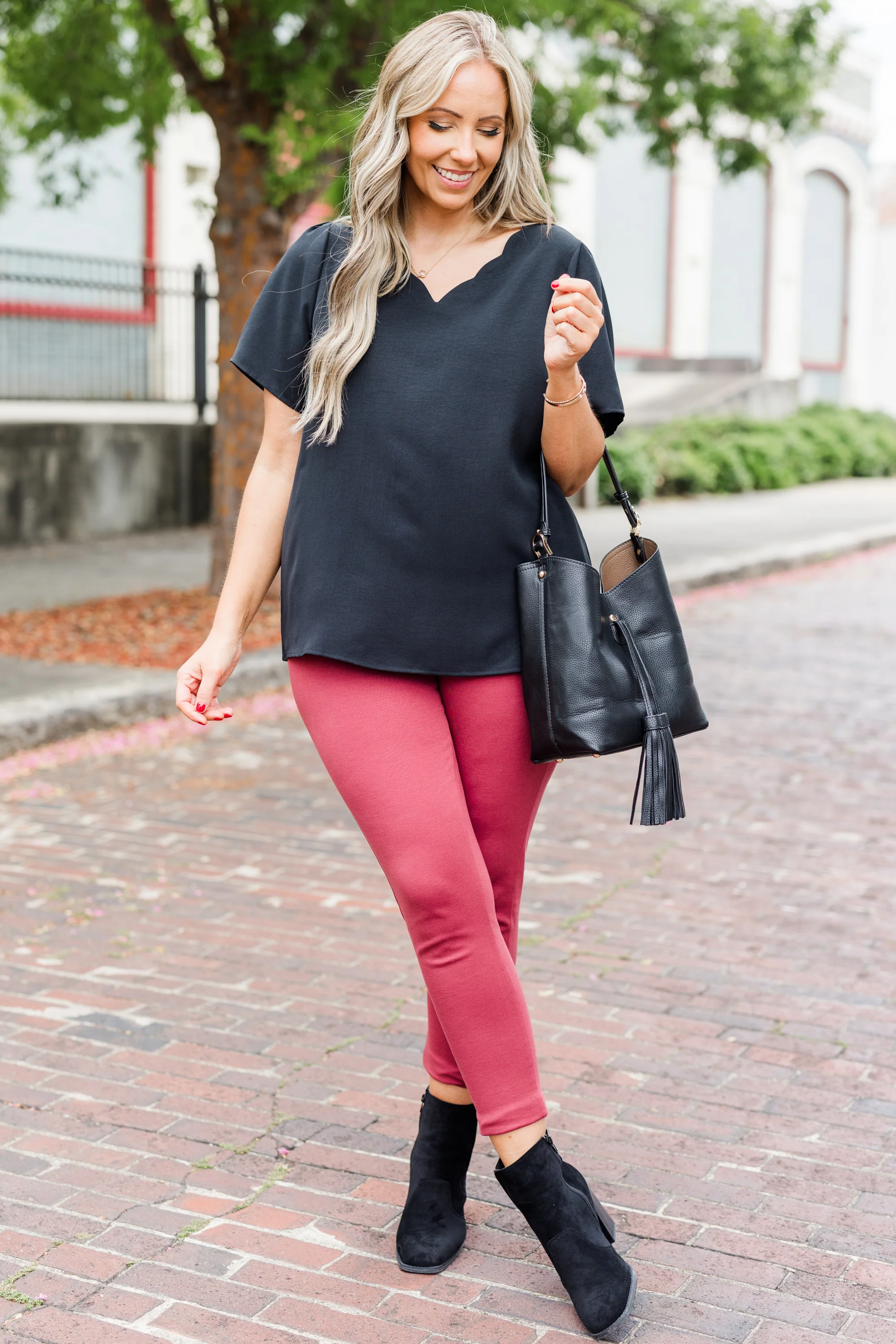 Looking For Love Top, Black - Weilaico