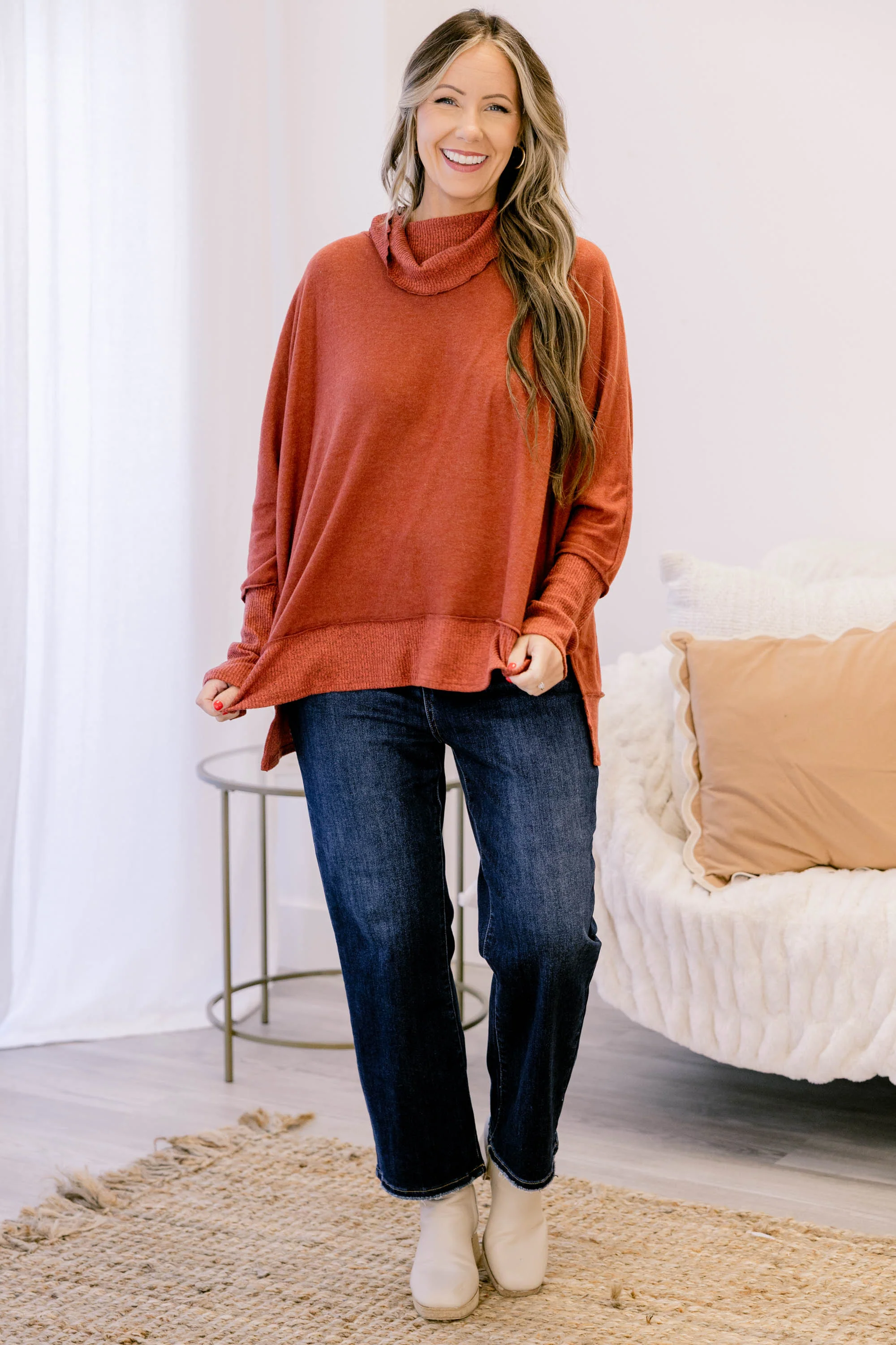 Working Late Top, Red - Weilaico