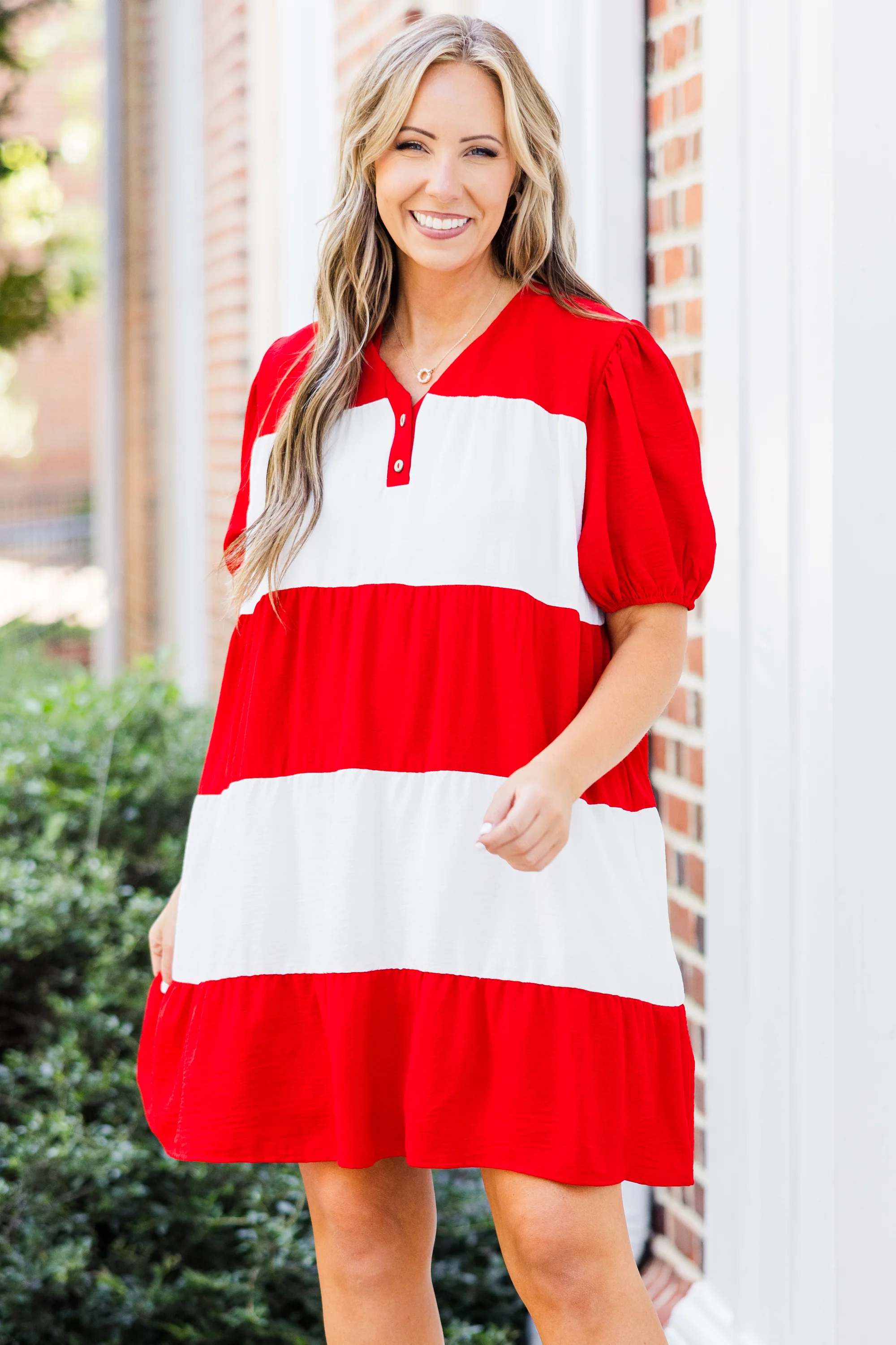 We Are The Champions Dress, Red - Weilaico