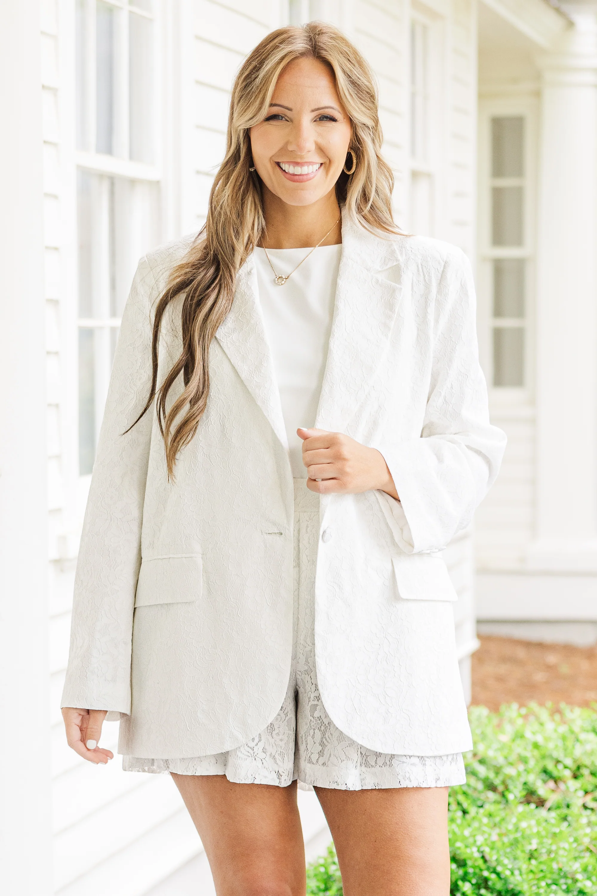 Toi Et Moi Shorts, Off-White - Weilaico