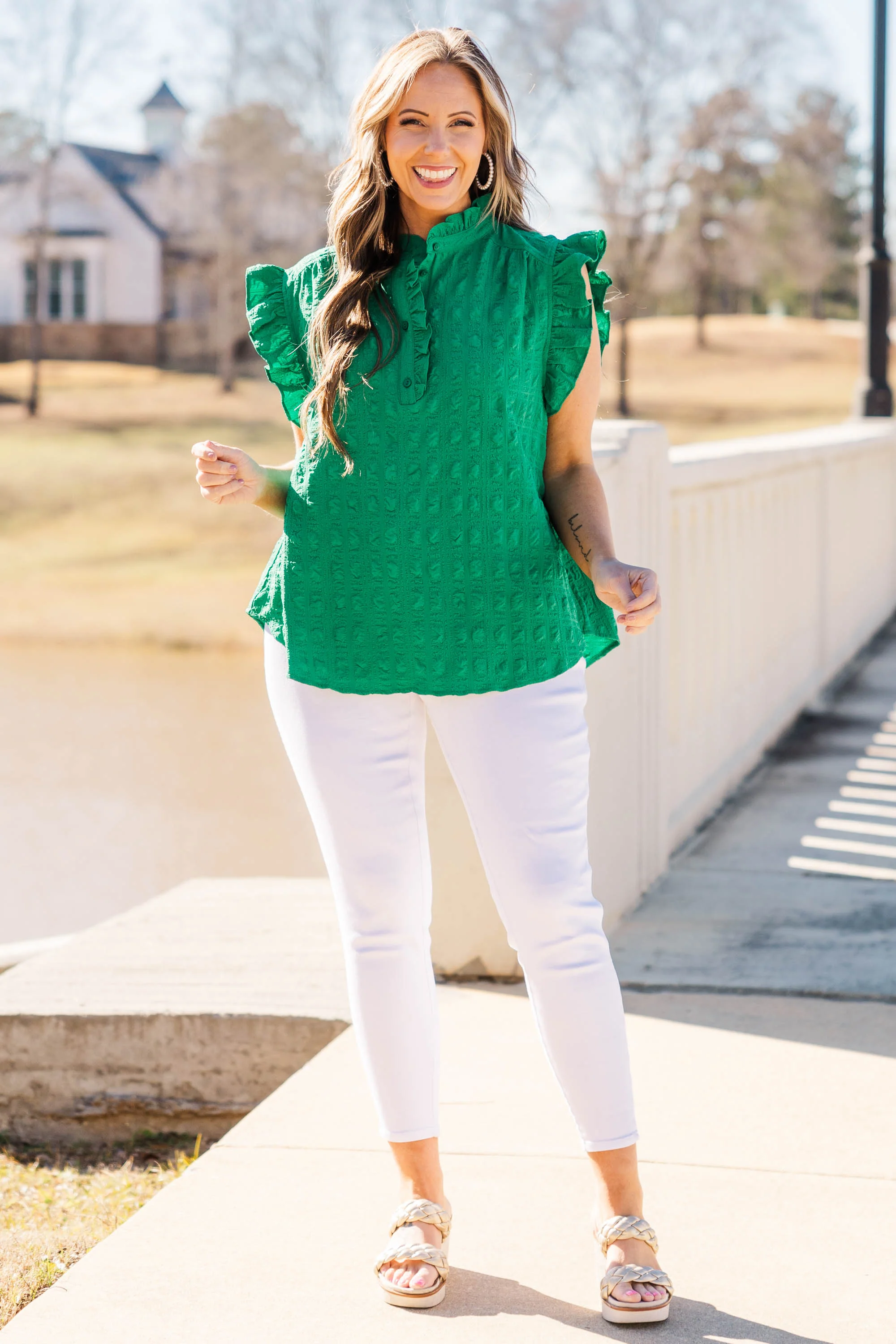 1822 Denim: You Know I'm The One Jeans, White - Weilaico