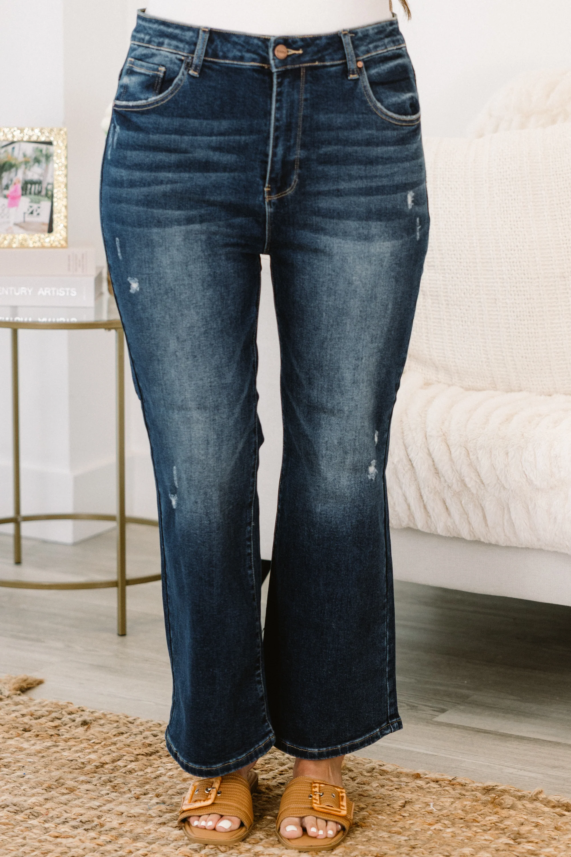 Big Dreams Jeans, Dark Wash - Weilaico