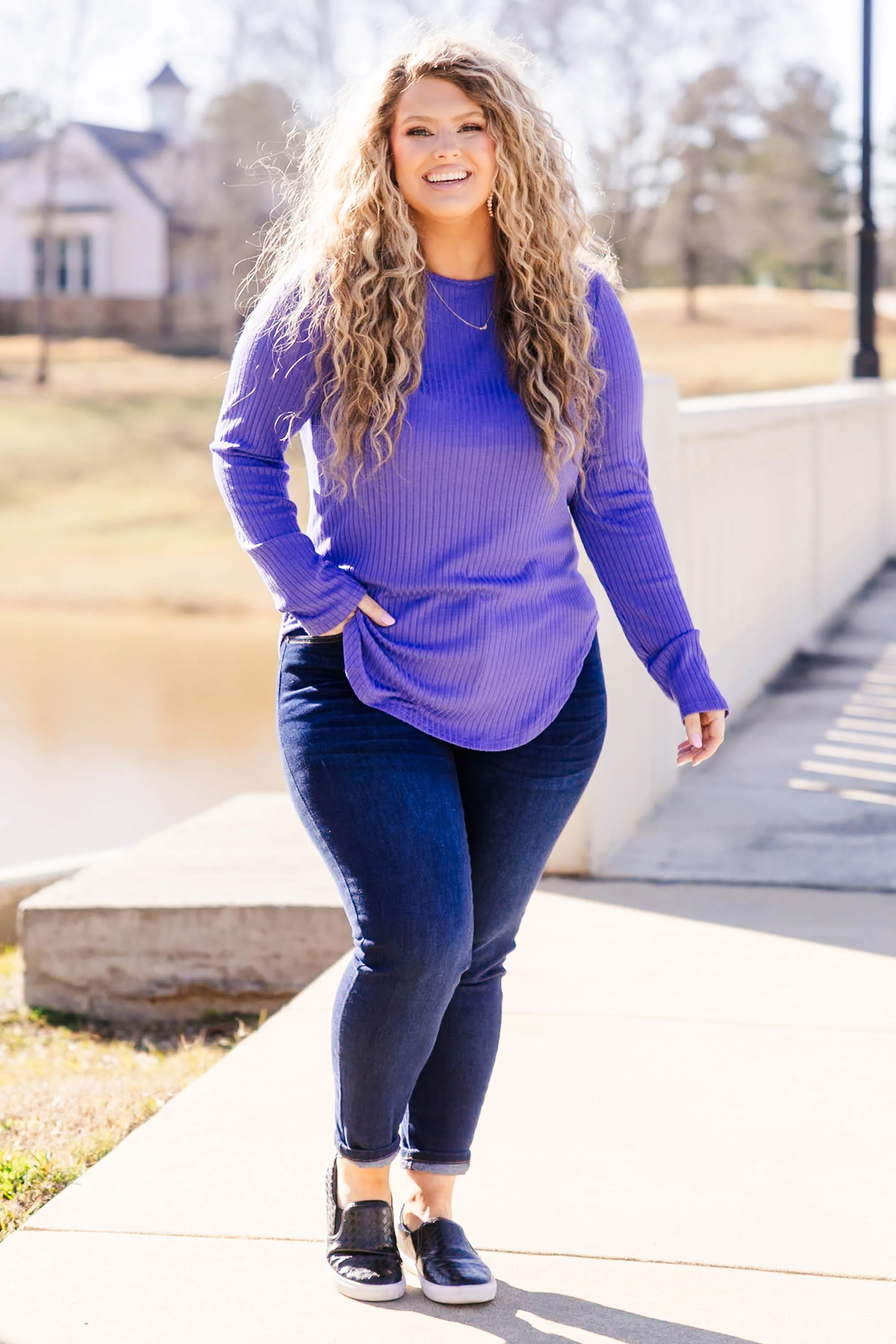 Loving Me Top, Purple - Weilaico