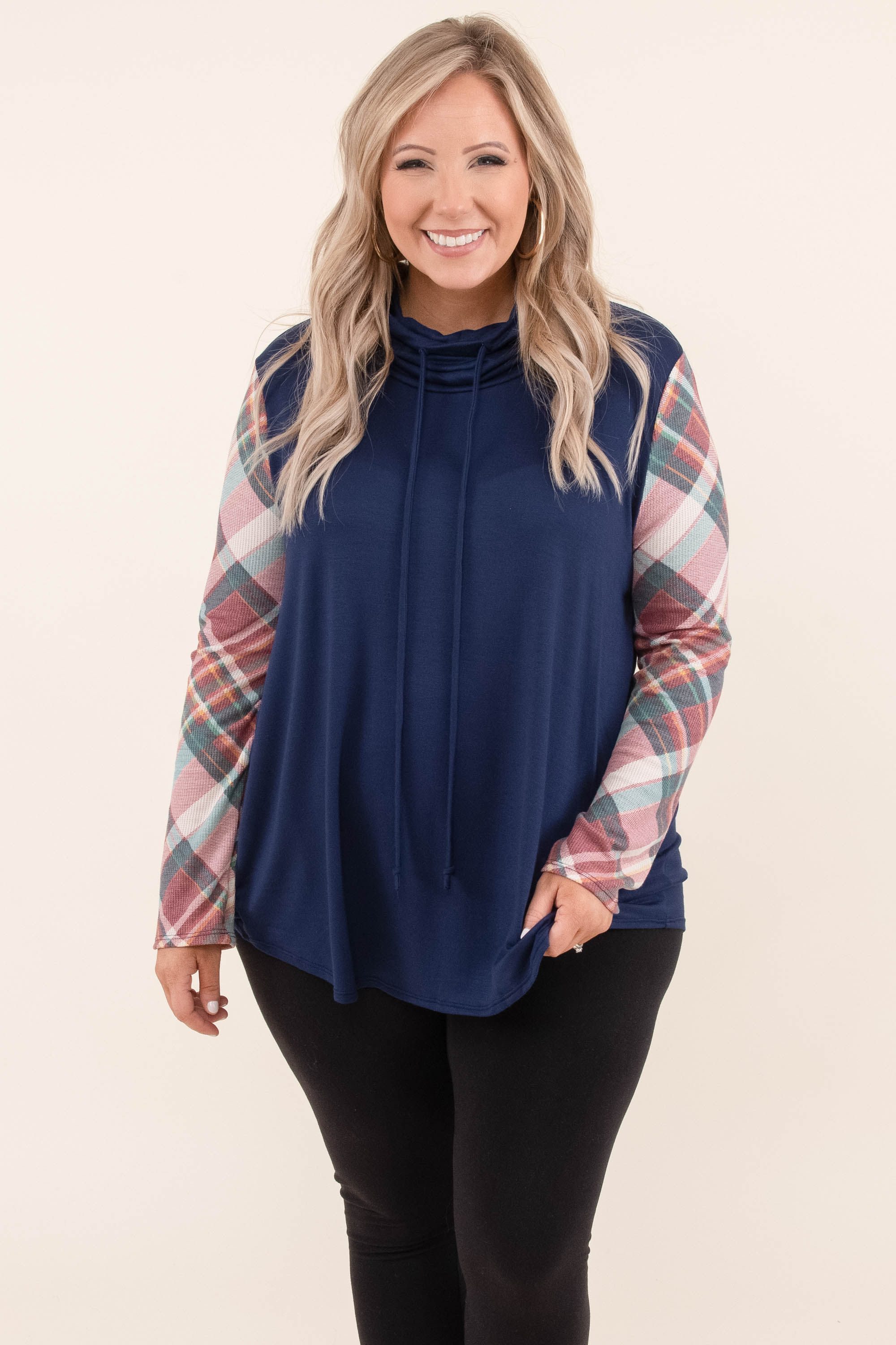 Number One Fan Sweater, Navy - Weilaico