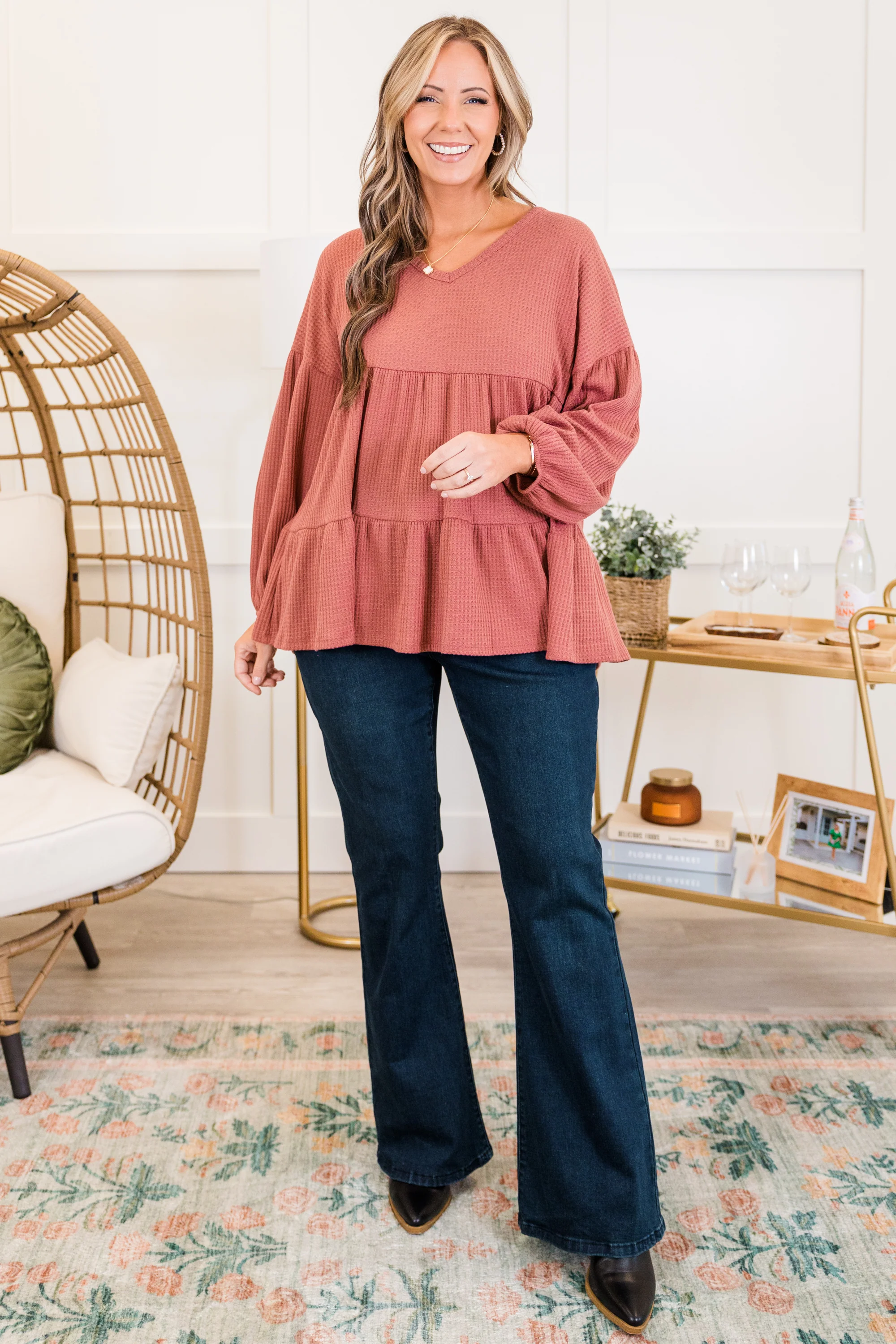 Good Signs Top, Mauve - Weilaico