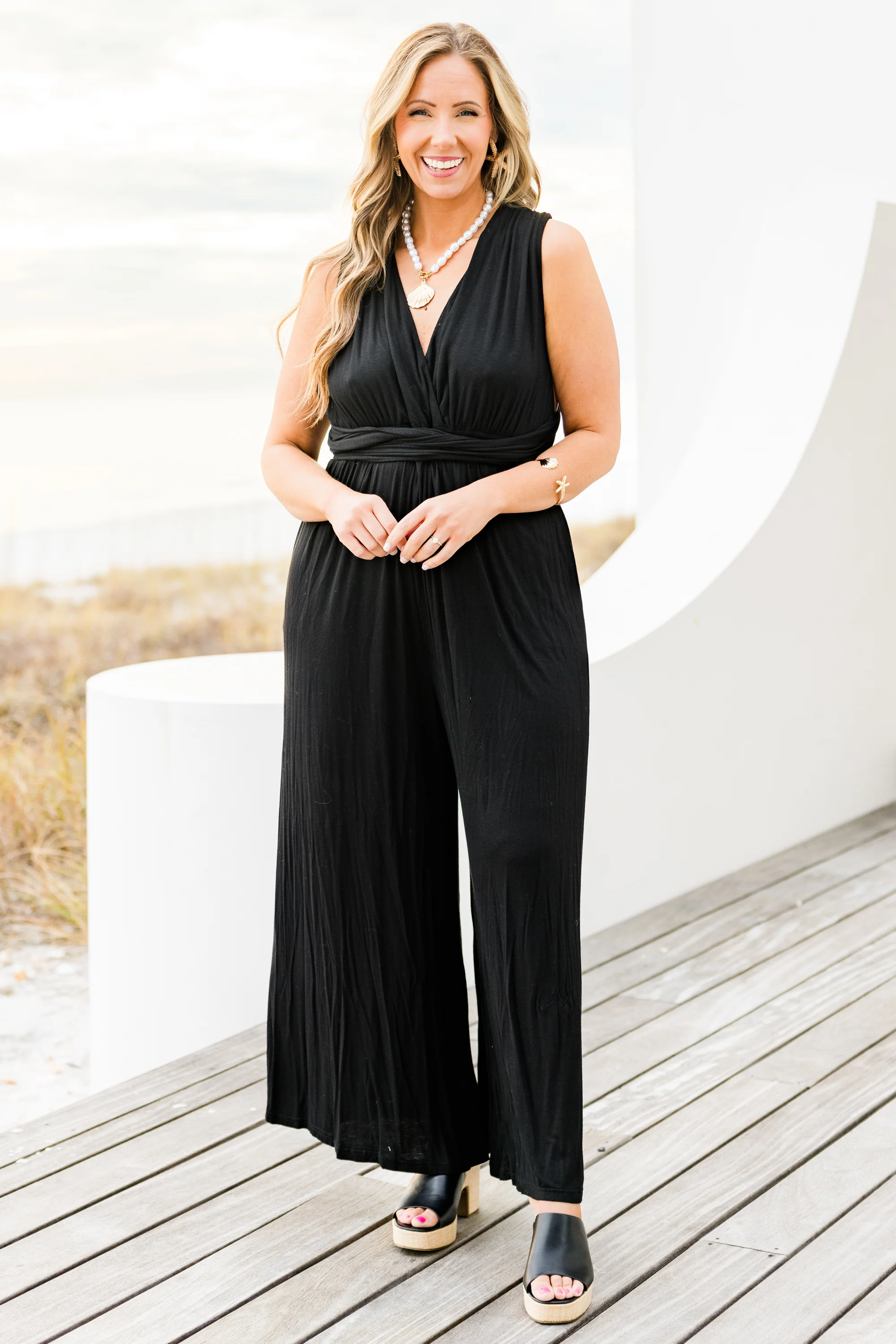 The Perfect Jumpsuit, Black - Weilaico