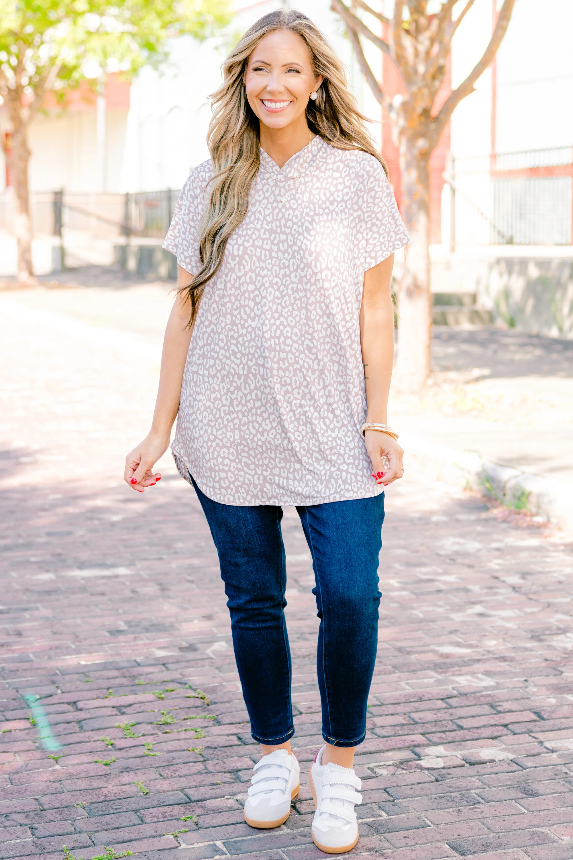 Don  t Mess Around Hoodie, Taupe - Weilaico