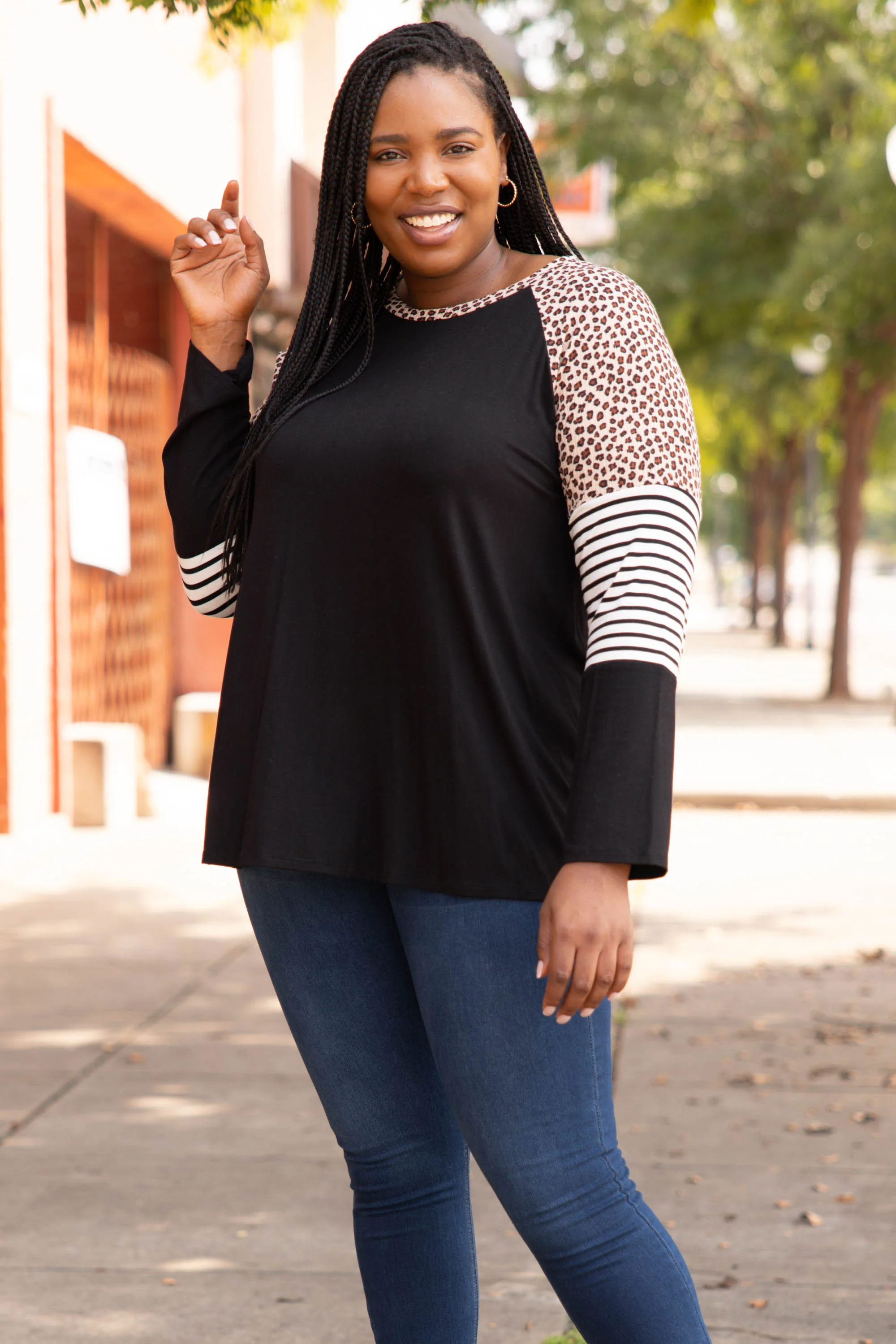 Never Stop Trying Top, Black - Weilaico