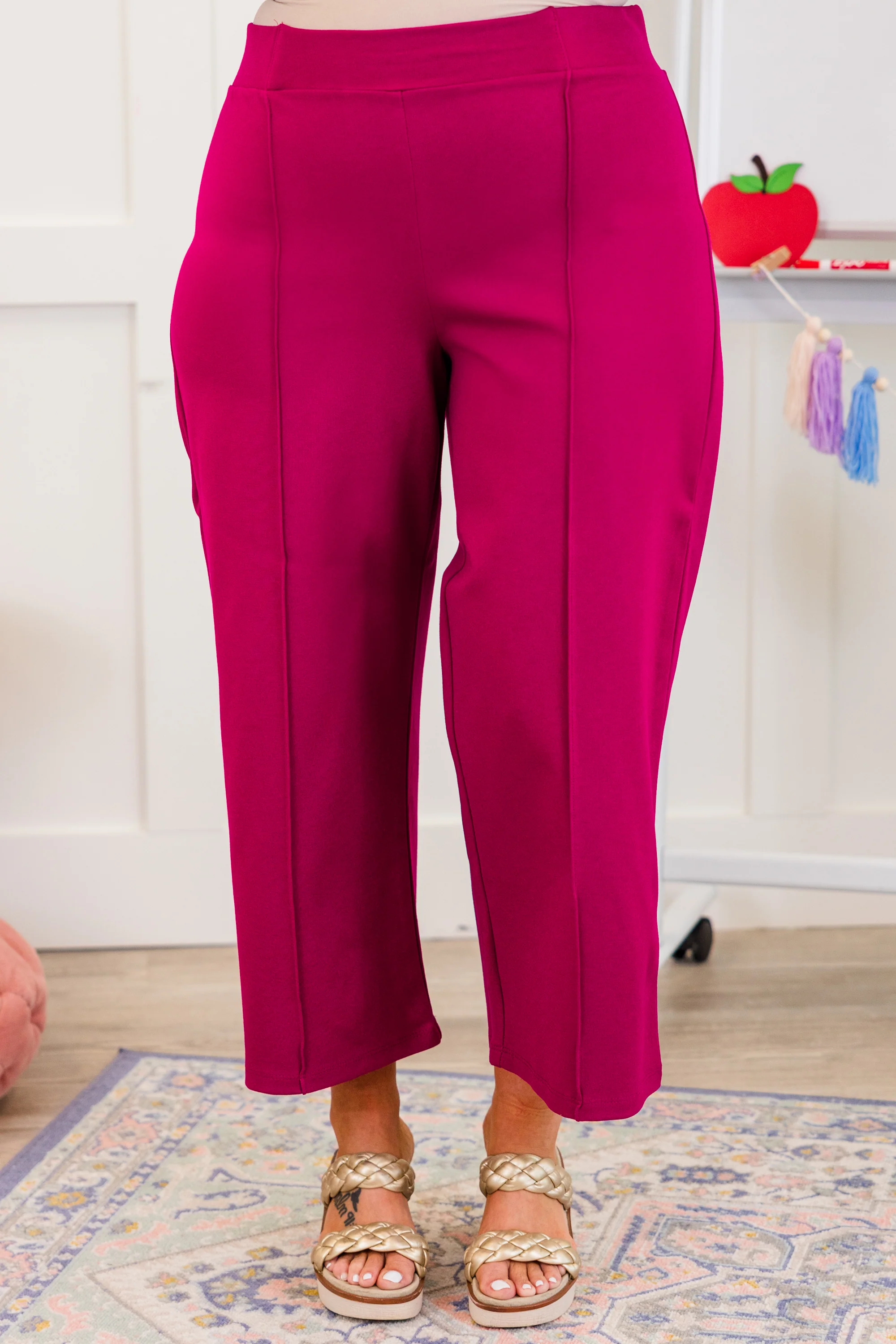 I'm Still Standing Pants, Purple - Weilaico