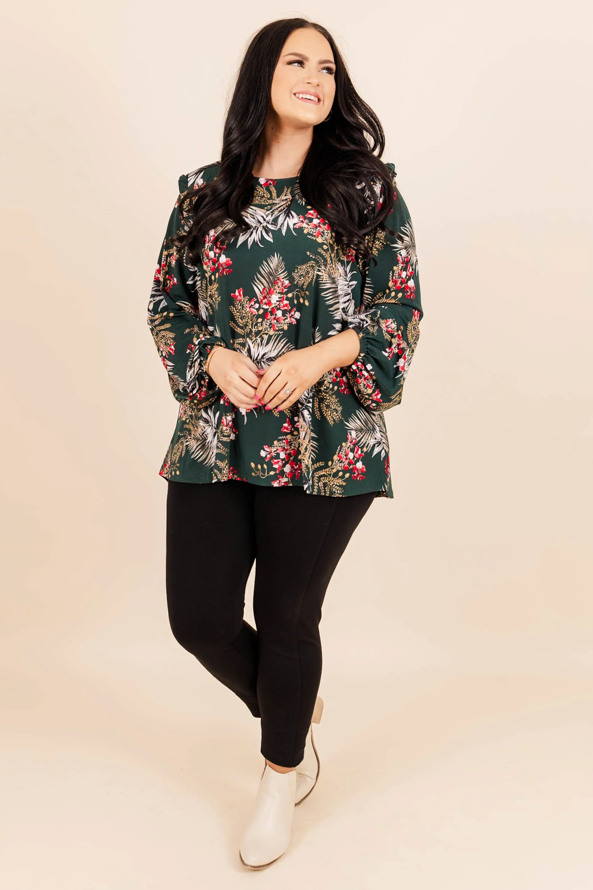 Awaken My Love Top, Green - Weilaico