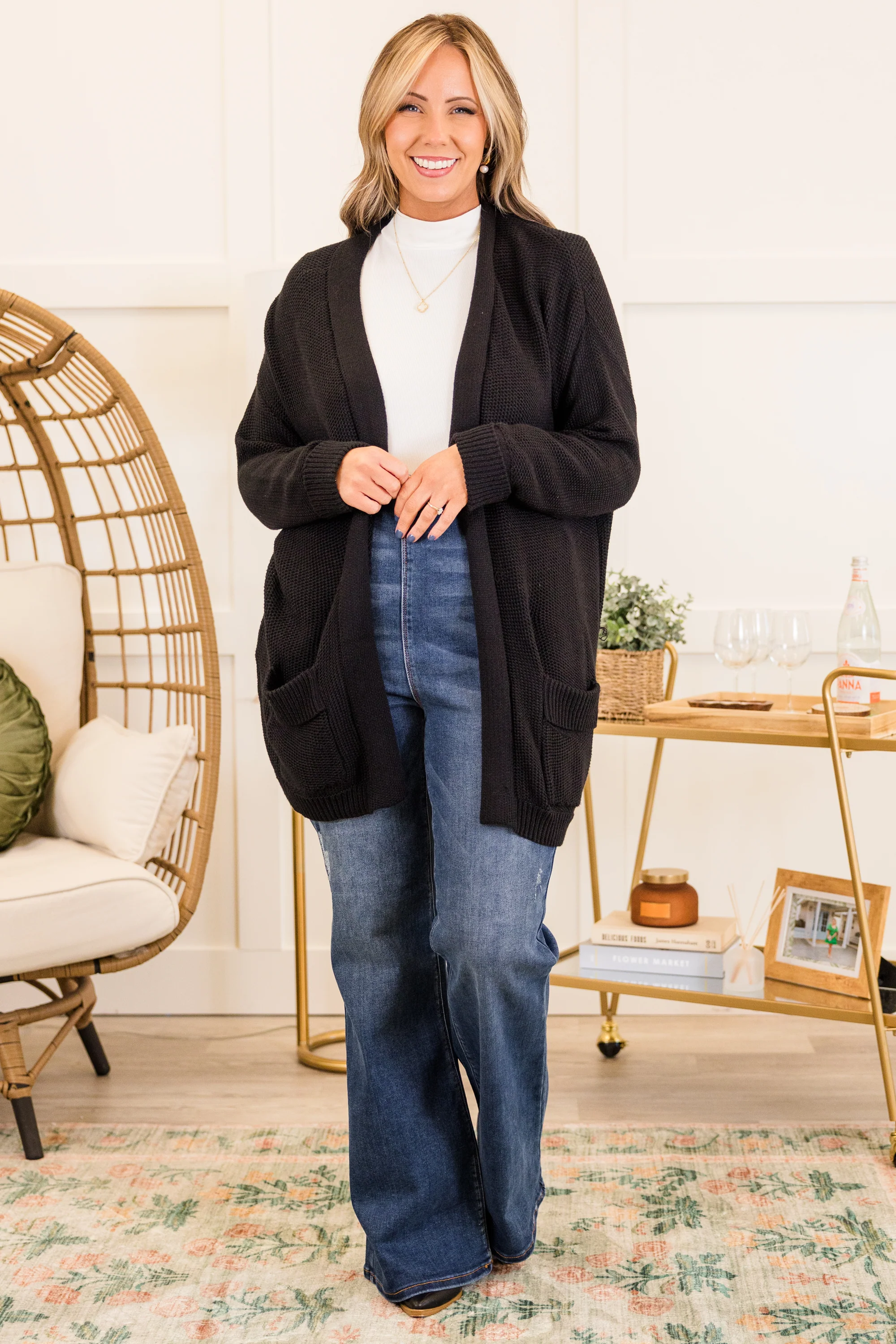 Life Isn't Flare Jeggings, Dark - Weilaico