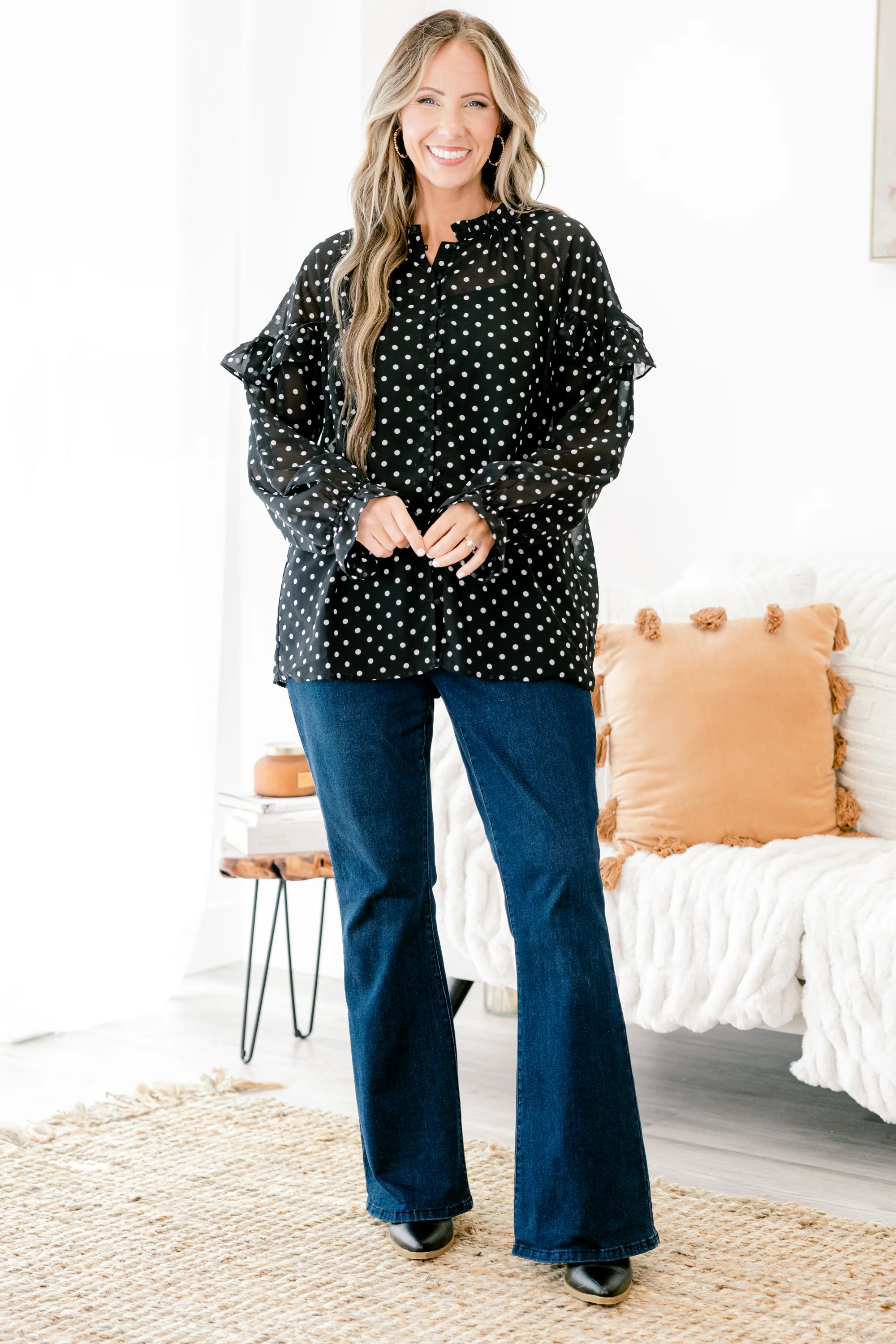 Happiness Is Homemade Top, Black - Weilaico