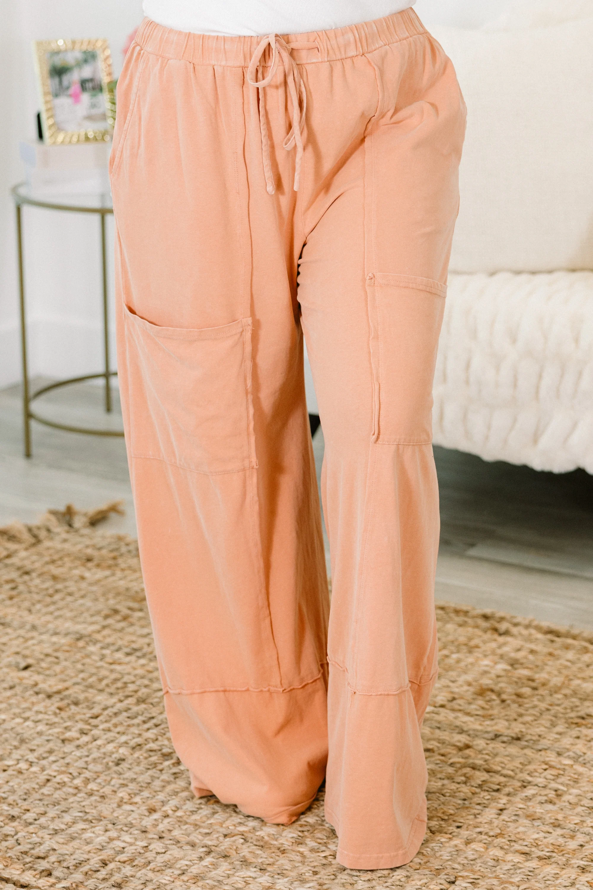 Mind Made Up Pants, Apricot - Weilaico