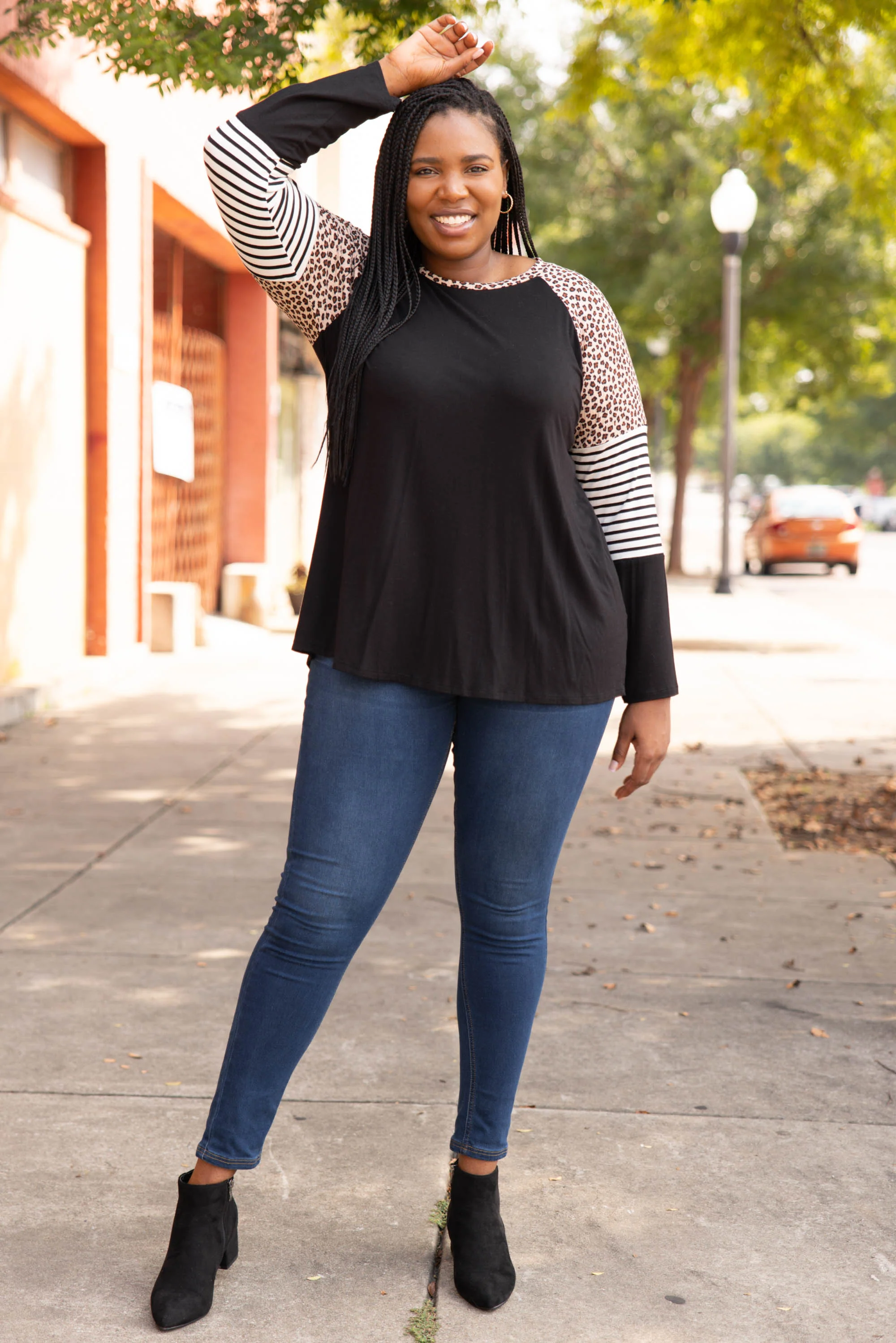 Never Stop Trying Top, Black - Weilaico