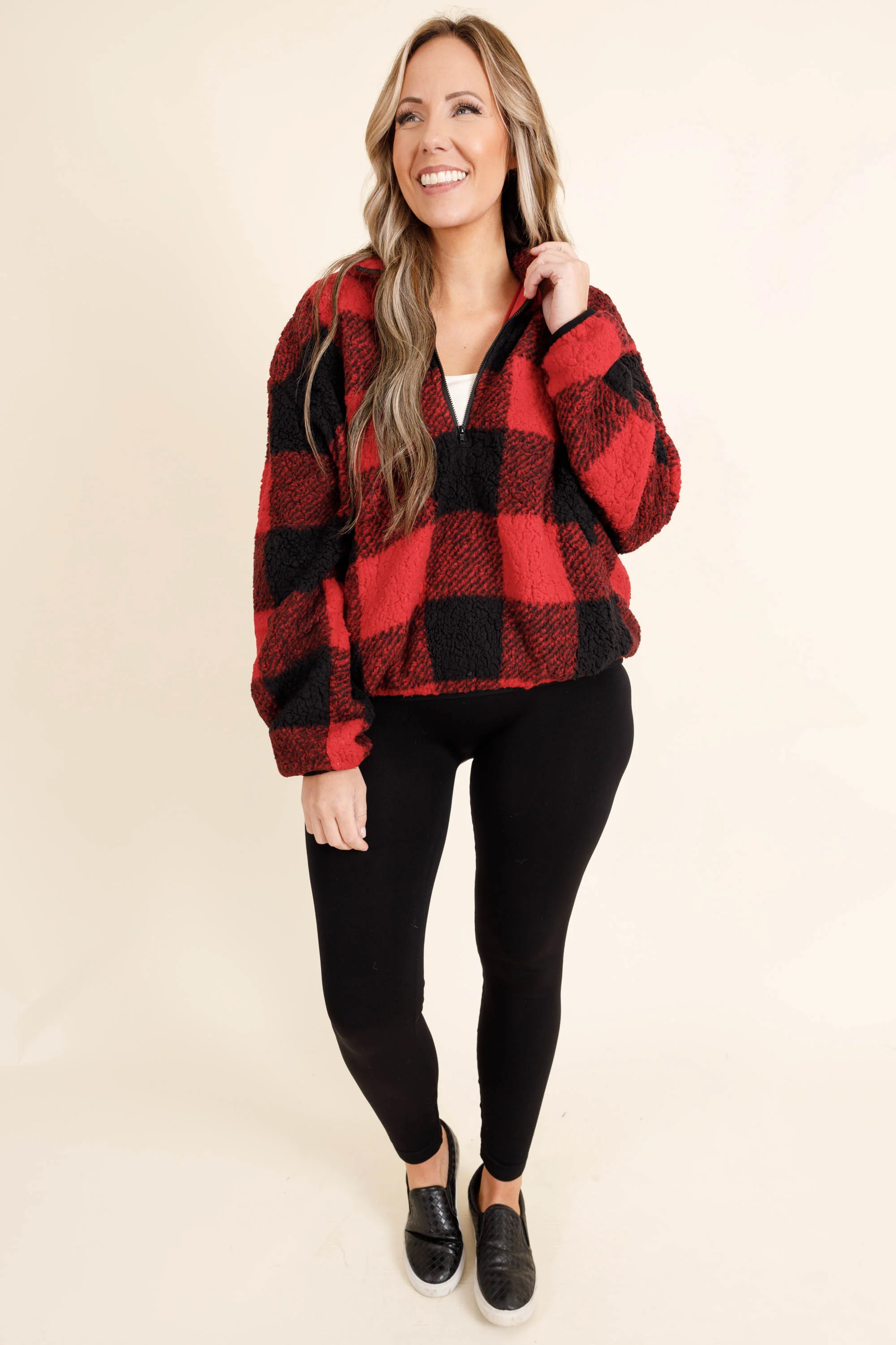 Infinite Memories Top, Red - Weilaico