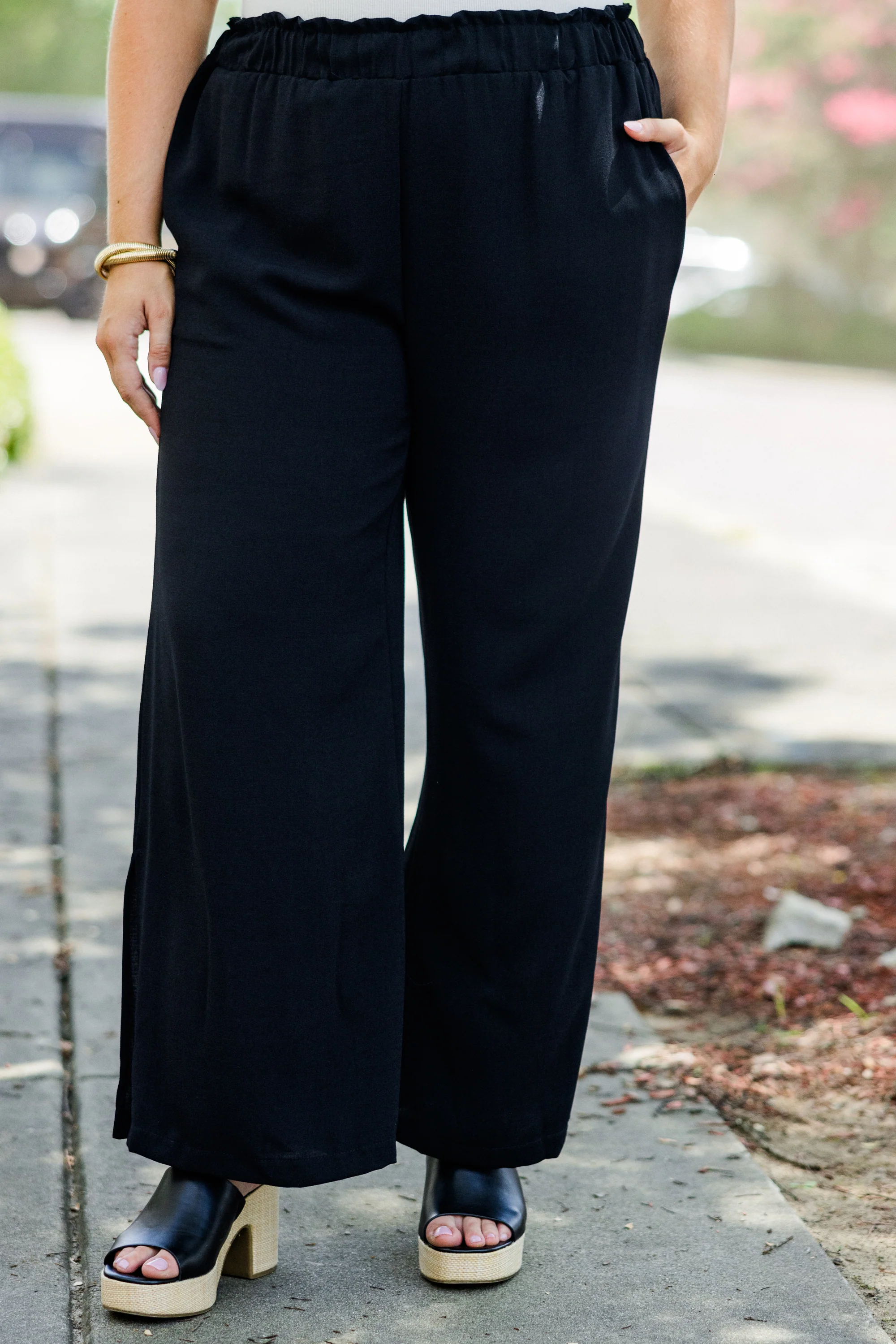 In This Lifetime Pants, Black - Weilaico