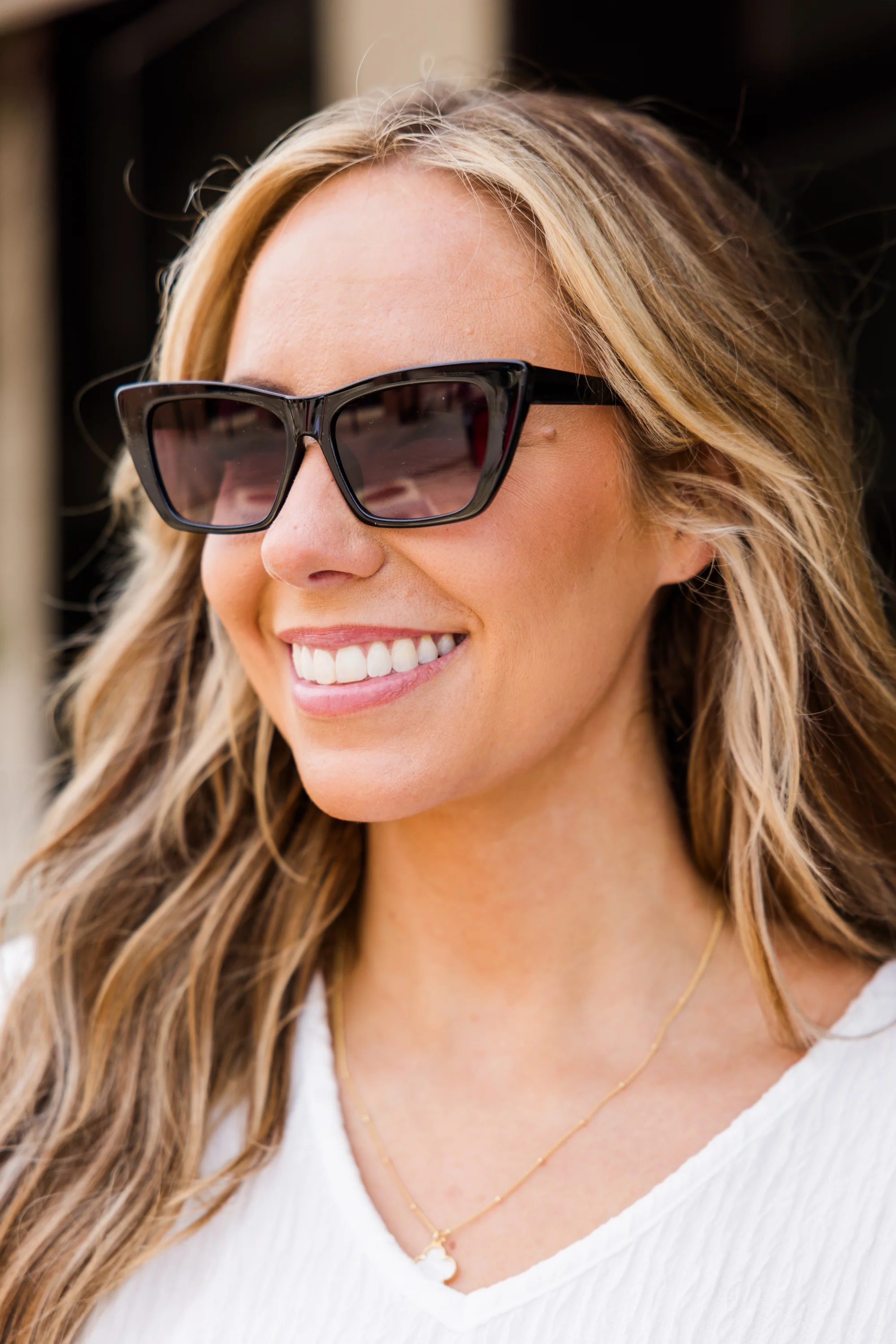 Can't Outshine Me Sunglasses, Black - Weilaico