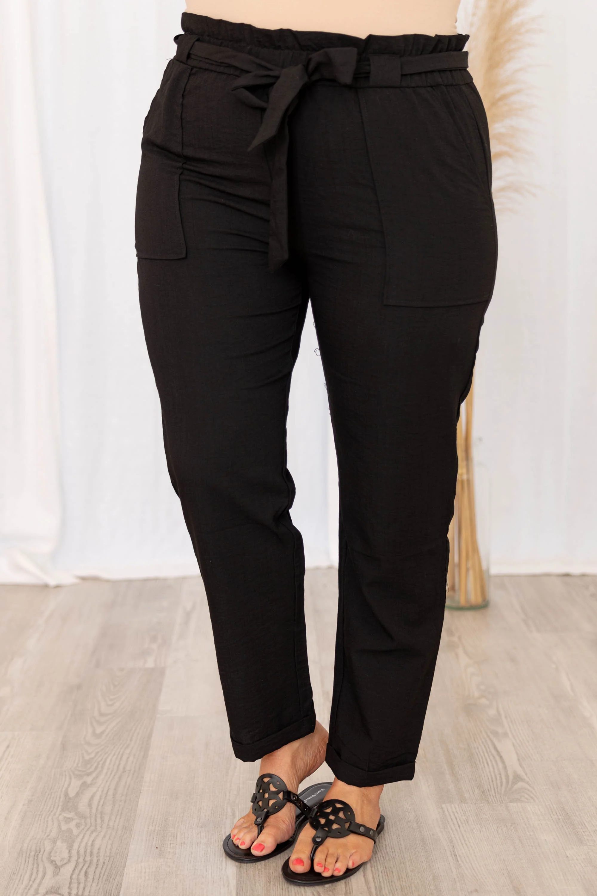 Nice For Once Pants, Black - Weilaico