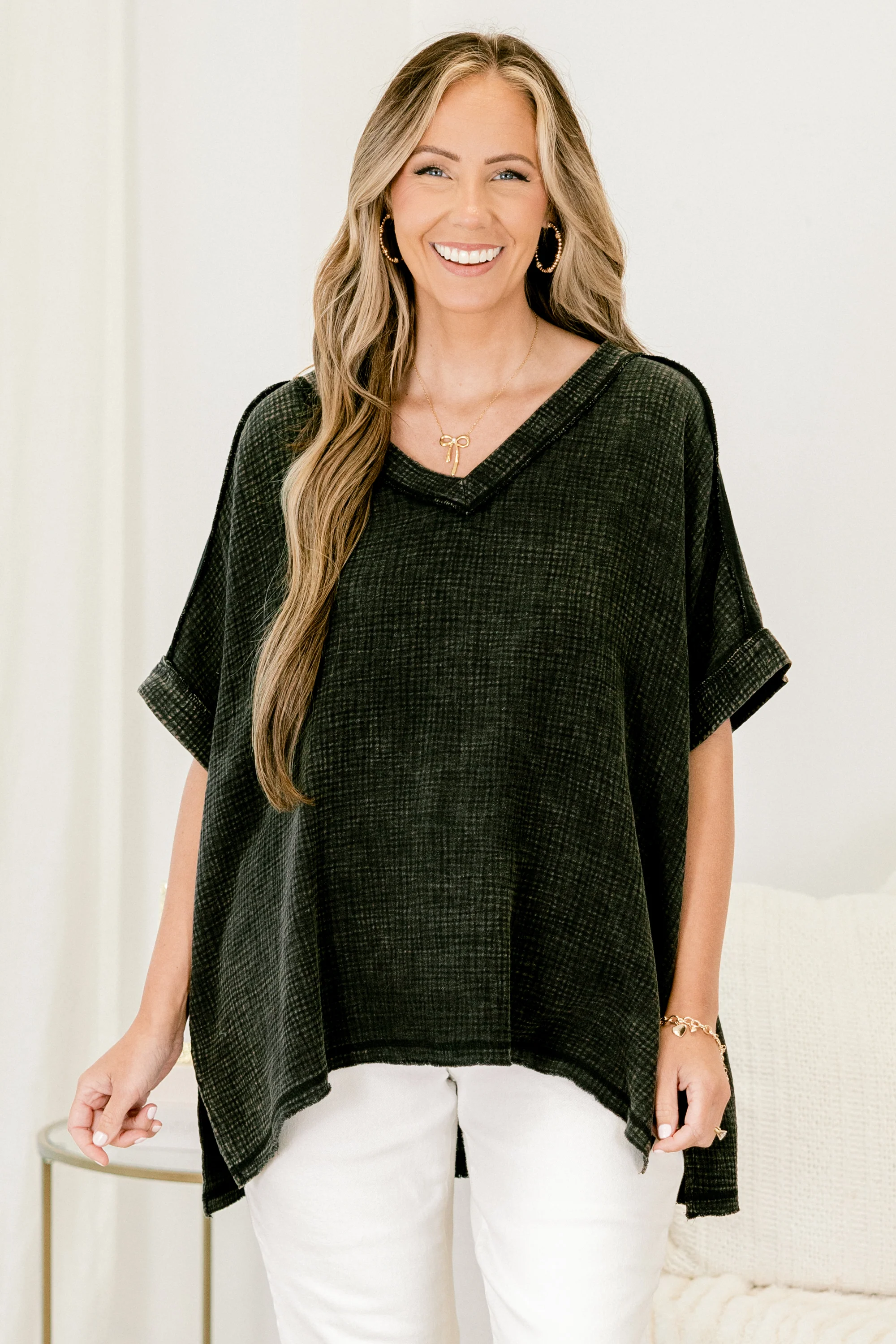 Love Like You Mean It Top, Ash Black - Weilaico