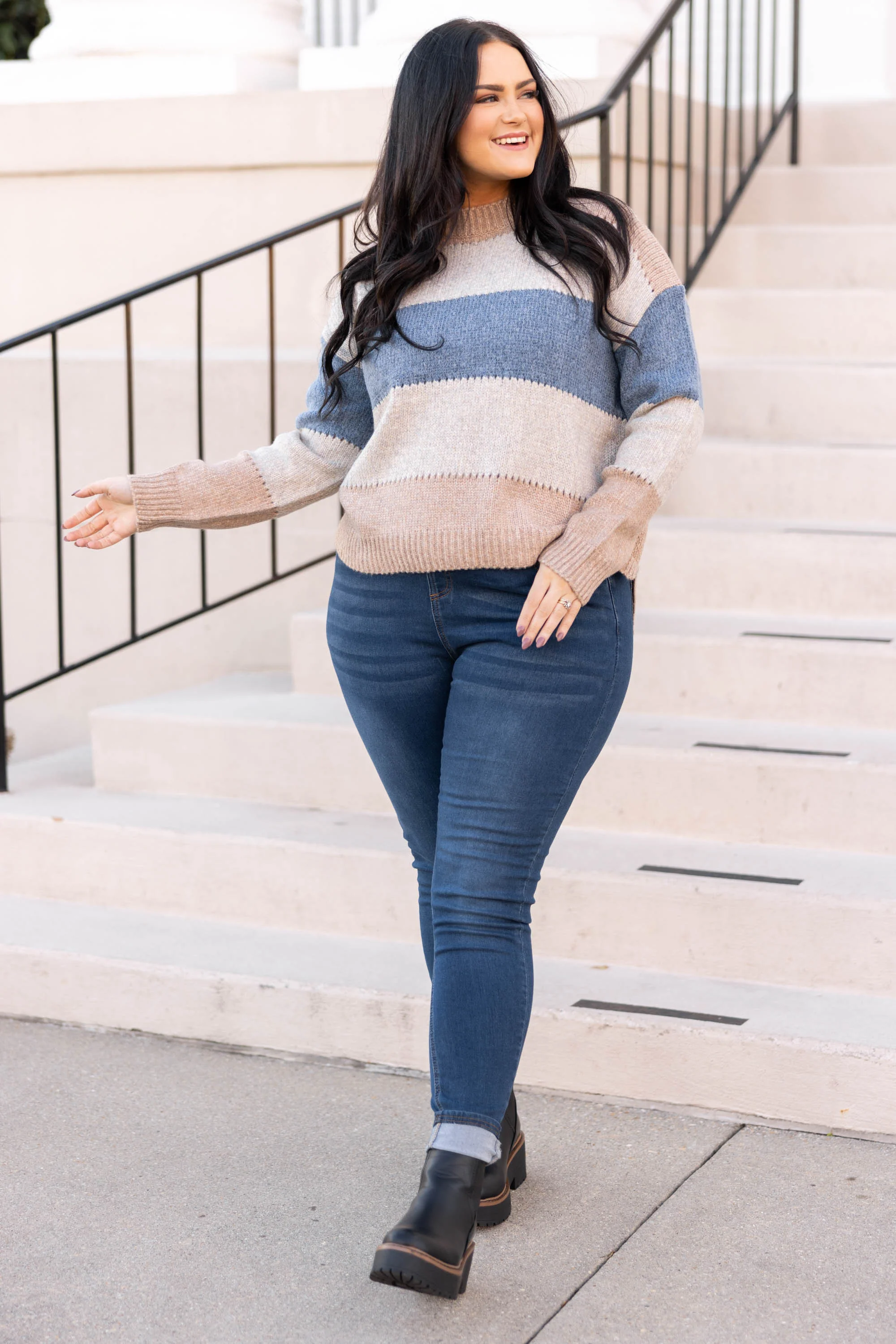 Nothing You Can't Do Sweater, Cream - Weilaico